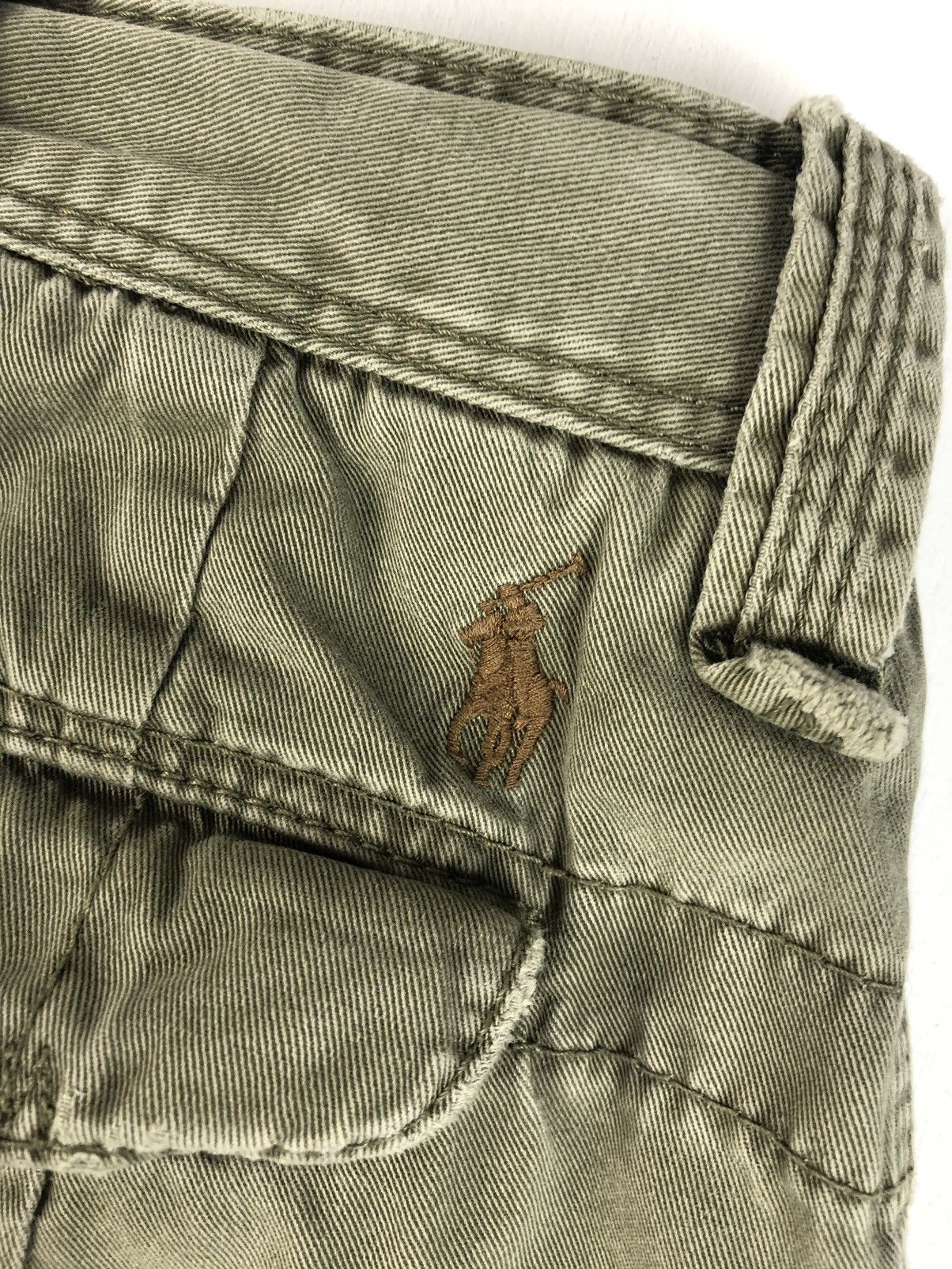 Polo Ralph Lauren × Vintage Vintage cargo POLO ralph lauren baggy cotton shorts 2000s Size US 34 / EU 50 - 5 Thumbnail