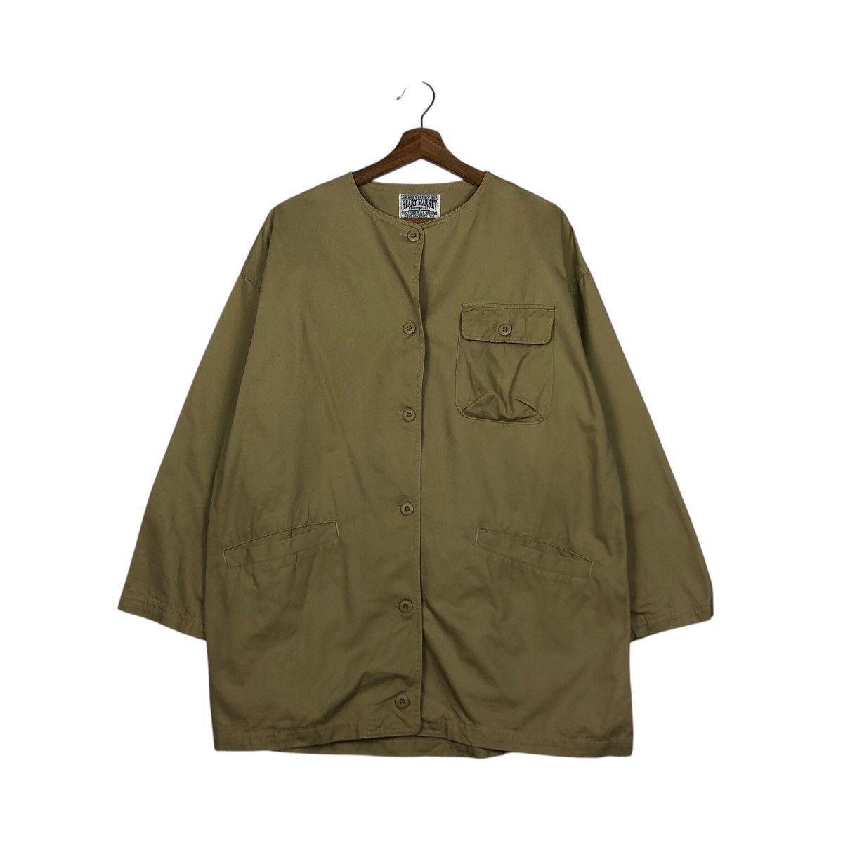 Blue Blue Japan 📌Vintage Chore Worker Duck Canvas Jacket Heart Market Size US M / EU 48-50 / 2 - 2 Thumbnail