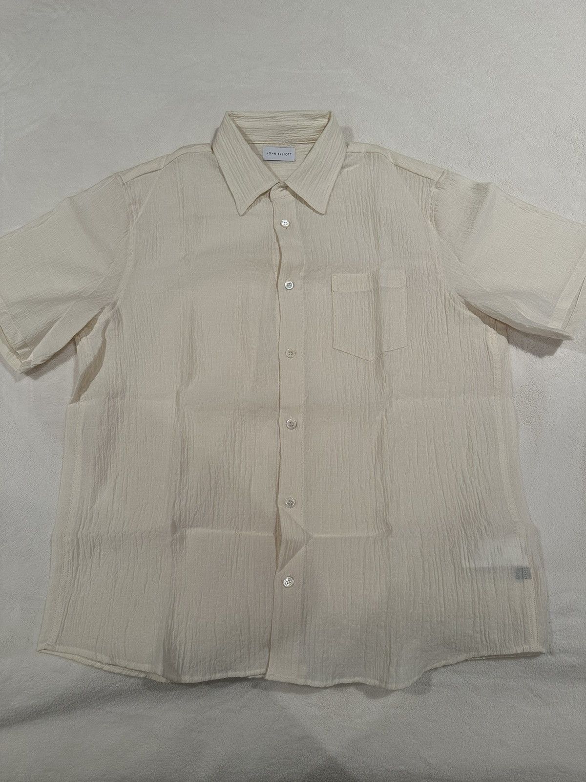 John Elliott John Elliott SS Cloak Button Up Salt Size US M / EU 48-50 / 2 - 2 Thumbnail