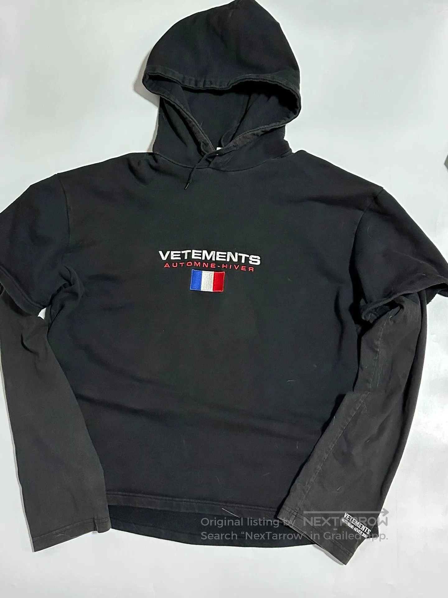 VETEMENTS french terryパーカー Vetements 2018 French Terry Oversize Hoodie - Red Sweatshirts