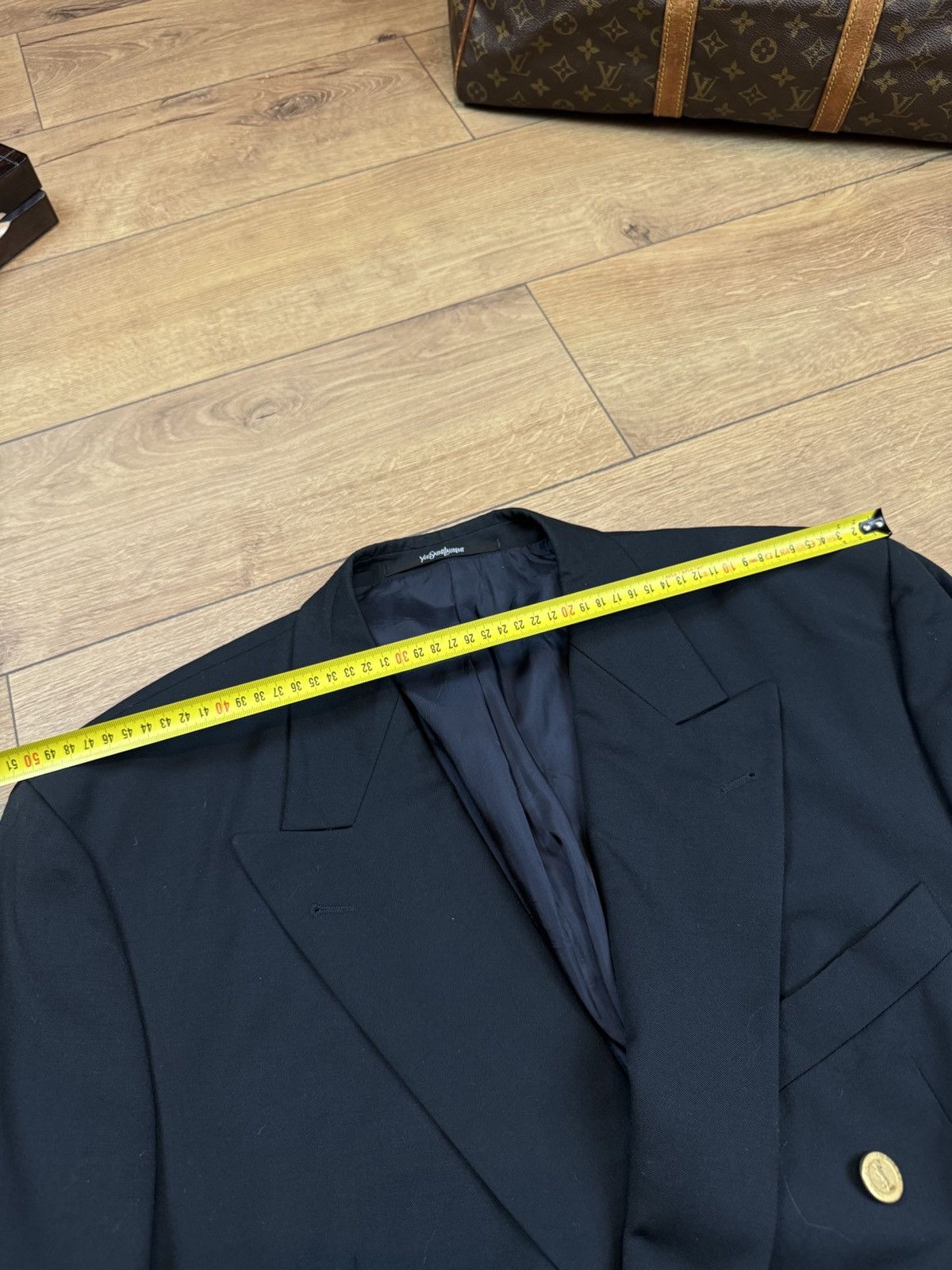 Yves Saint Laurent Vintage wool blazer Yves Saint Laurent original luxury item Size 48L - 8 Thumbnail