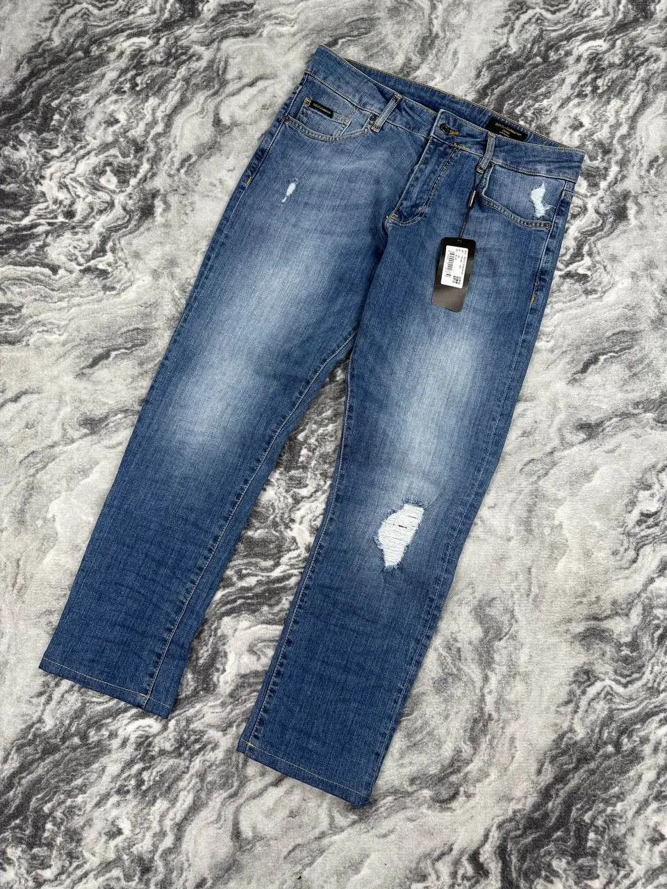 Dolce & Gabbana NEW Dolce Gabbana Metal Logo Denim Jeans Slim Fit Size US 32 / EU 48 - 4 Thumbnail