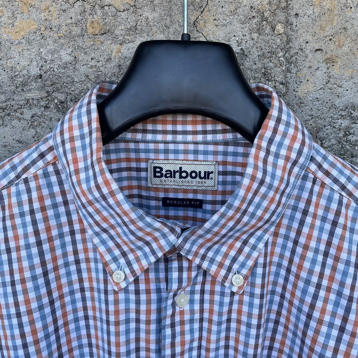 Barbour Vintage Shirt Barbour Button Up Y2K 90s USA Old Money Size US XXL / EU 58 / 5 - 5 Thumbnail