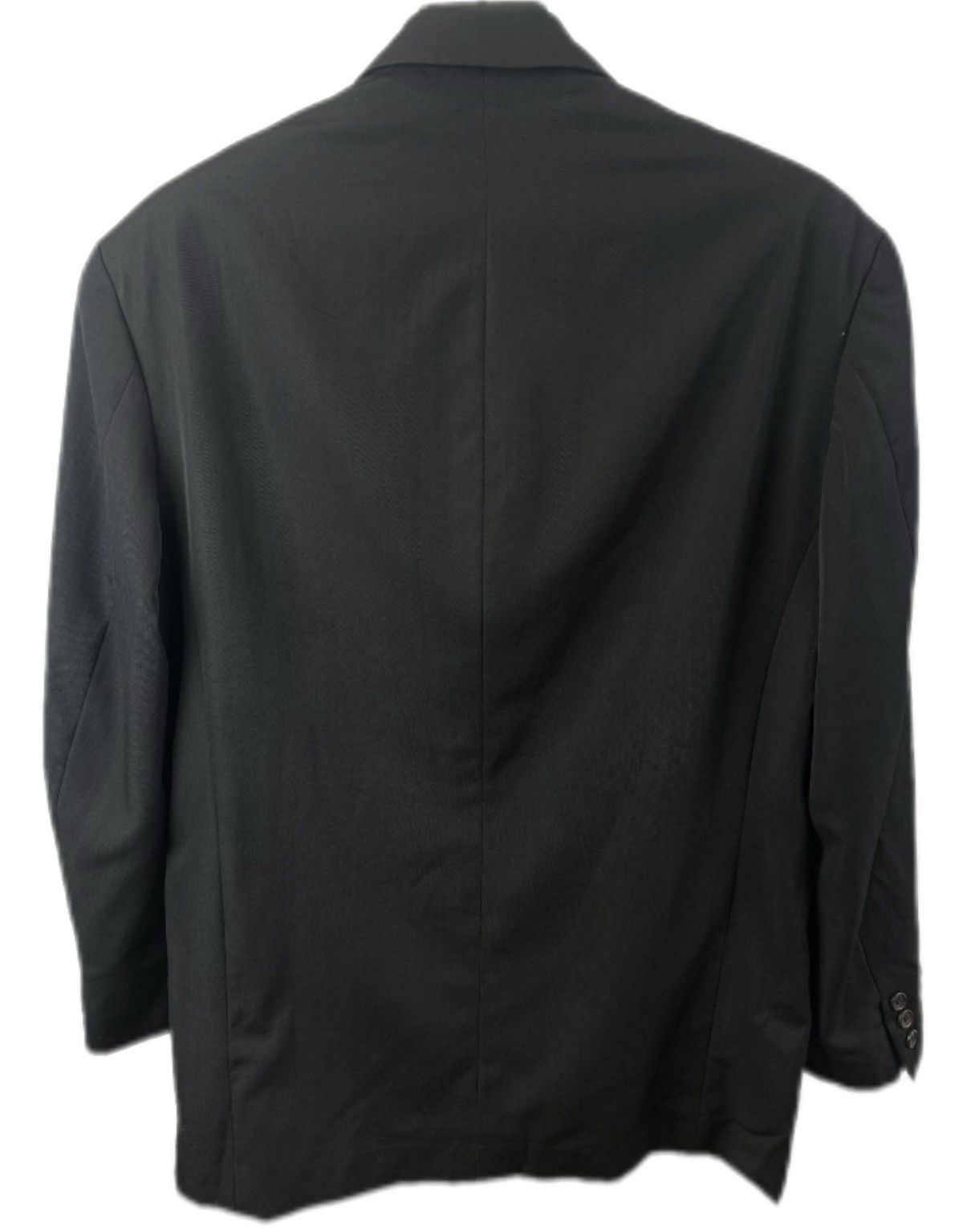 Yohji Yamamoto ohji Yamamoto POUR HOMME WoolDouble Breasted Jacket Black Size 48L - 2 Thumbnail
