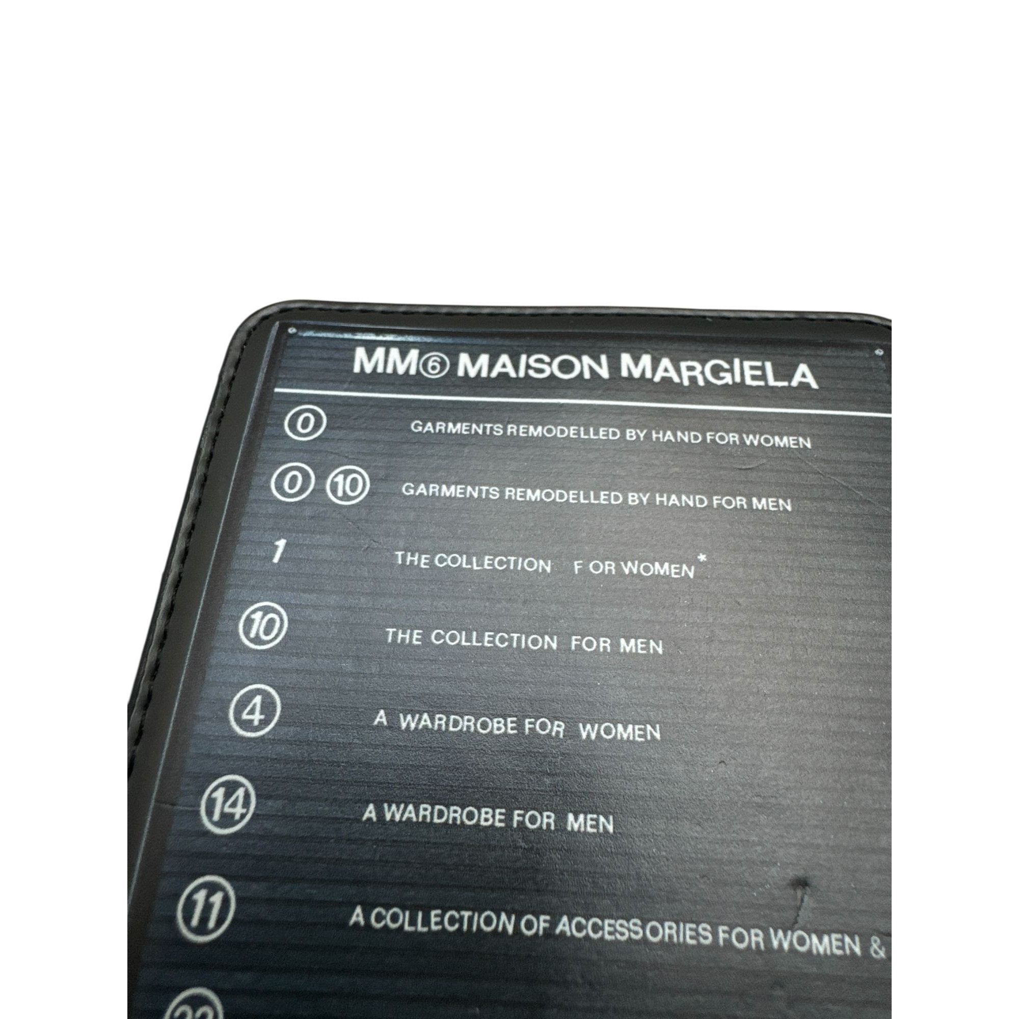 Maison Margiela Black Leather Wallet with Key Ring Size ONE SIZE - 4 Thumbnail