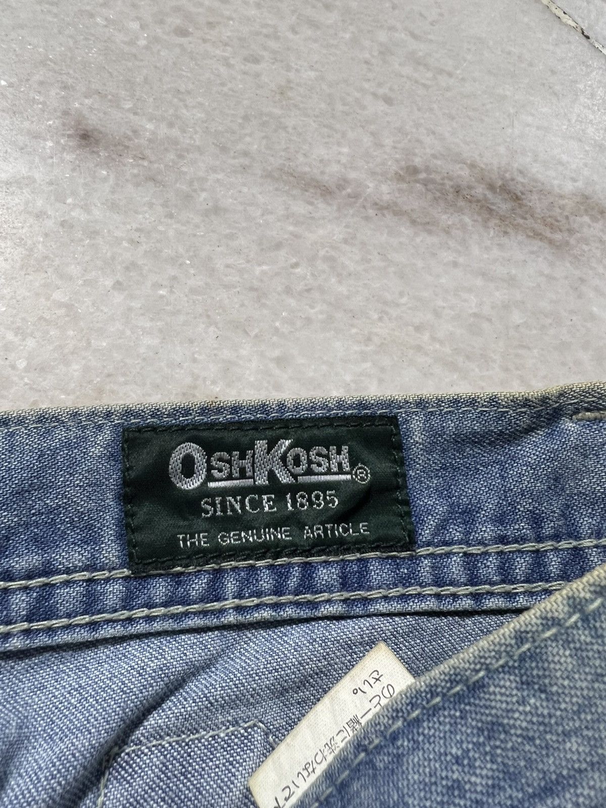 If Six Was Nine × Oshkosh 💥Baggy💥Vintage 90’s Oshkosh Mud Wash Backle Back Jeans Size US 28 / EU 44 - 12 Thumbnail