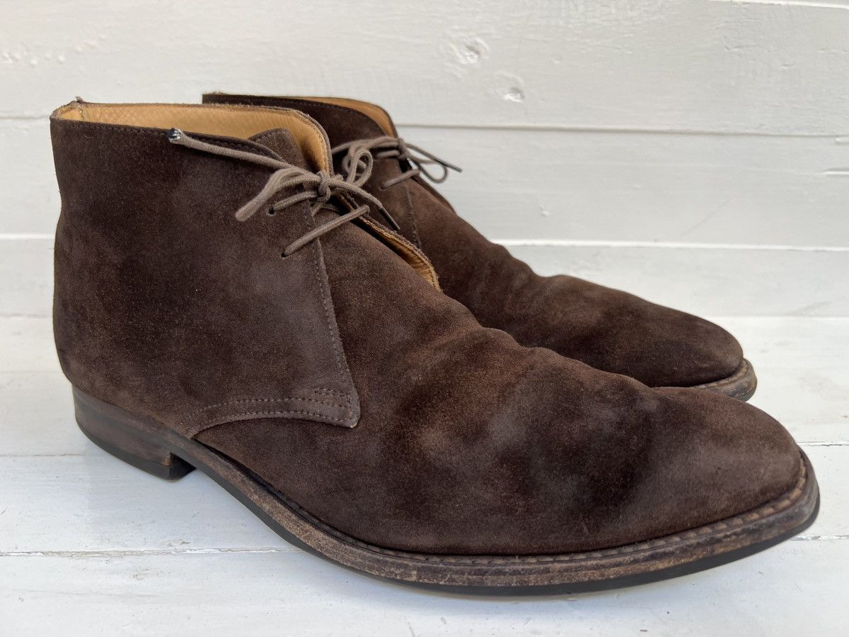 Crockett & Jones Crockett & Jones Tetbury Brown Suede Chukka Lace Up Boots Size US 8.5 / EU 41-42 - 1 Thumbnail