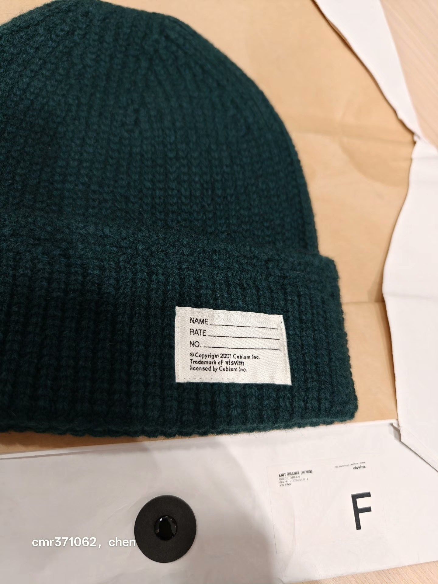 Visvim VISVIM 23AW KNIT BEANIE Size ONE SIZE - 2 Thumbnail