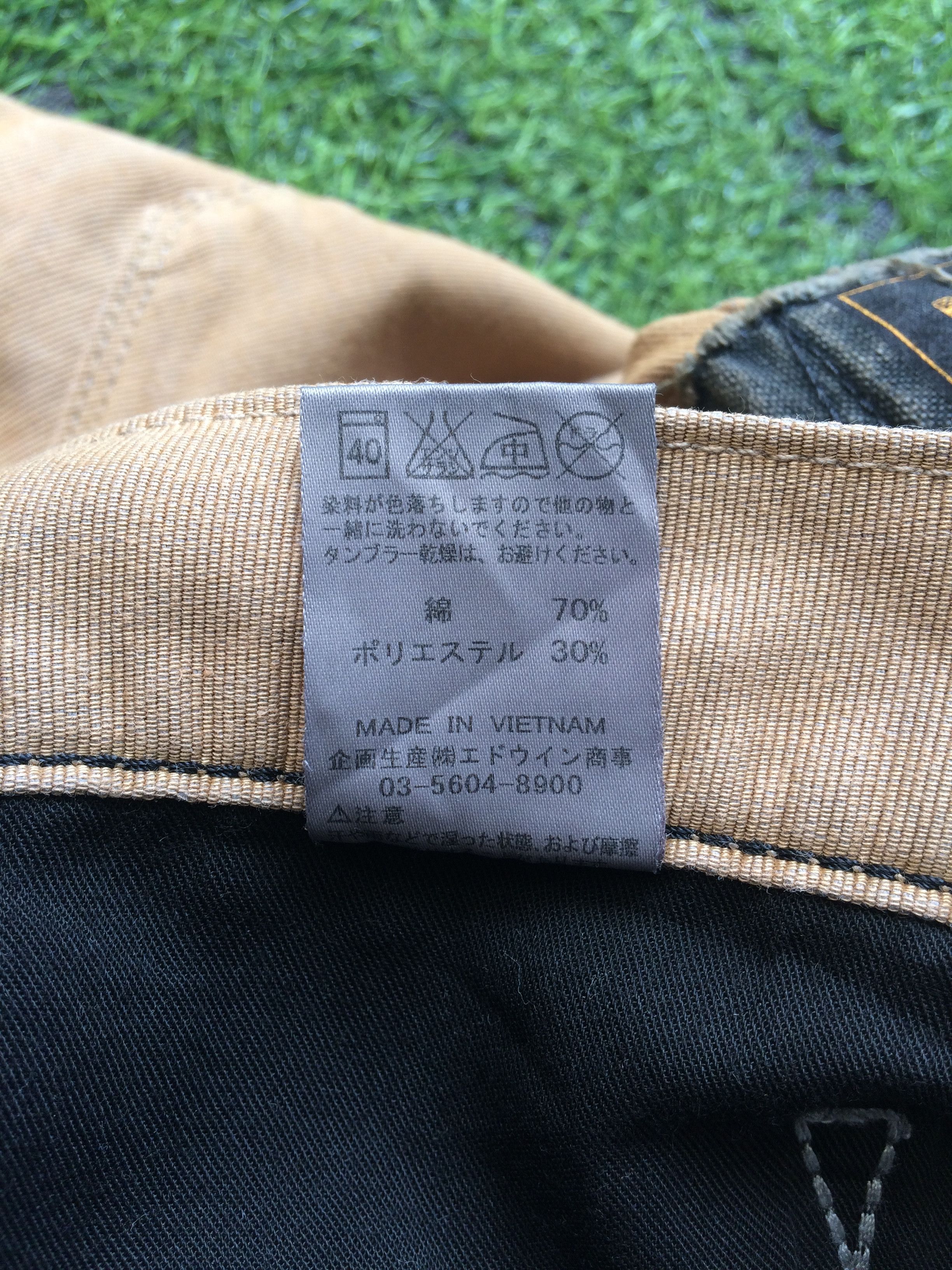 Japanese Brand Distressed Japanese Banana Cut Trousers Pants #D-616 Size US 34 / EU 50 - 11 Thumbnail