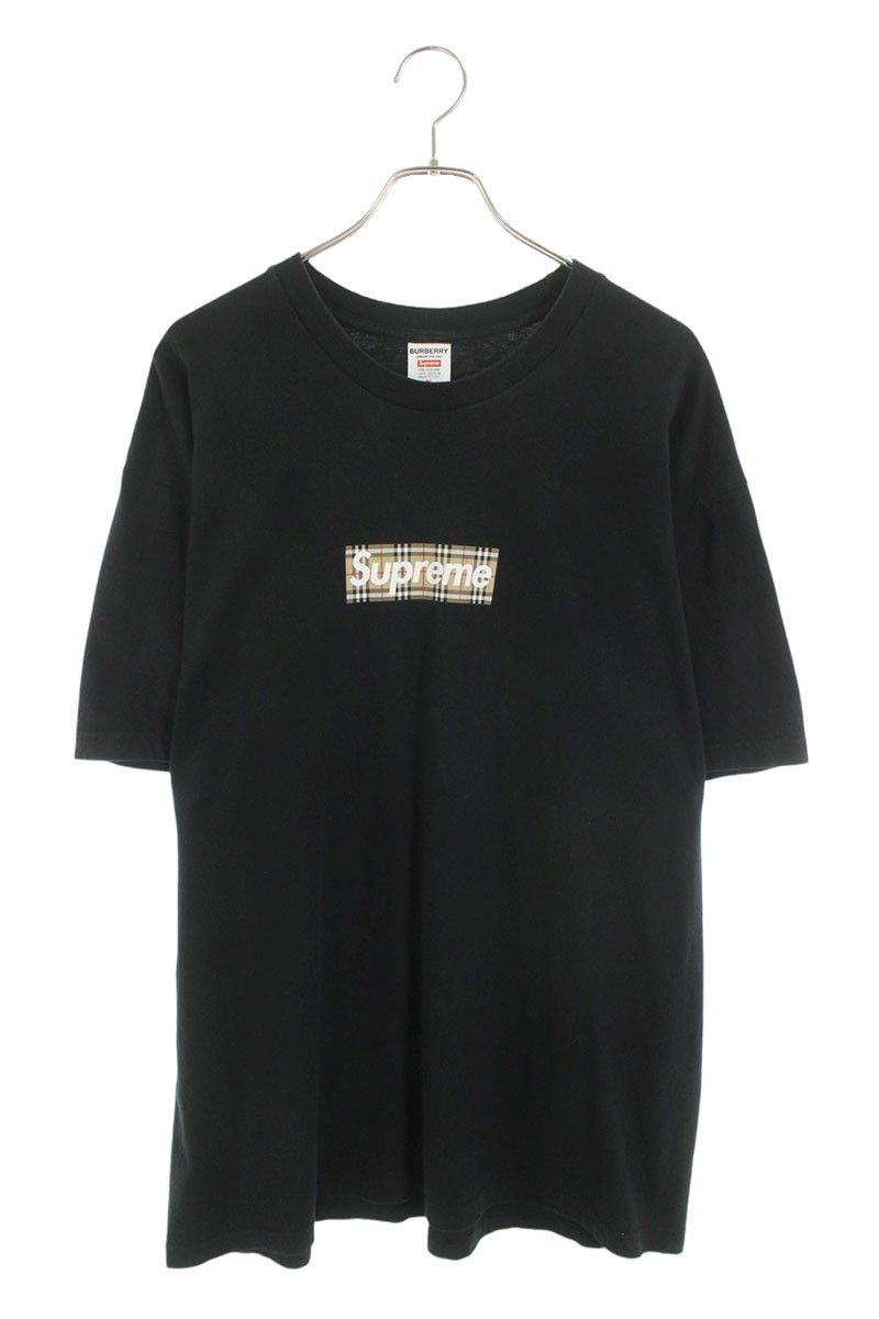 Burberry × Supreme Supreme Burberry box logo t shirt size large