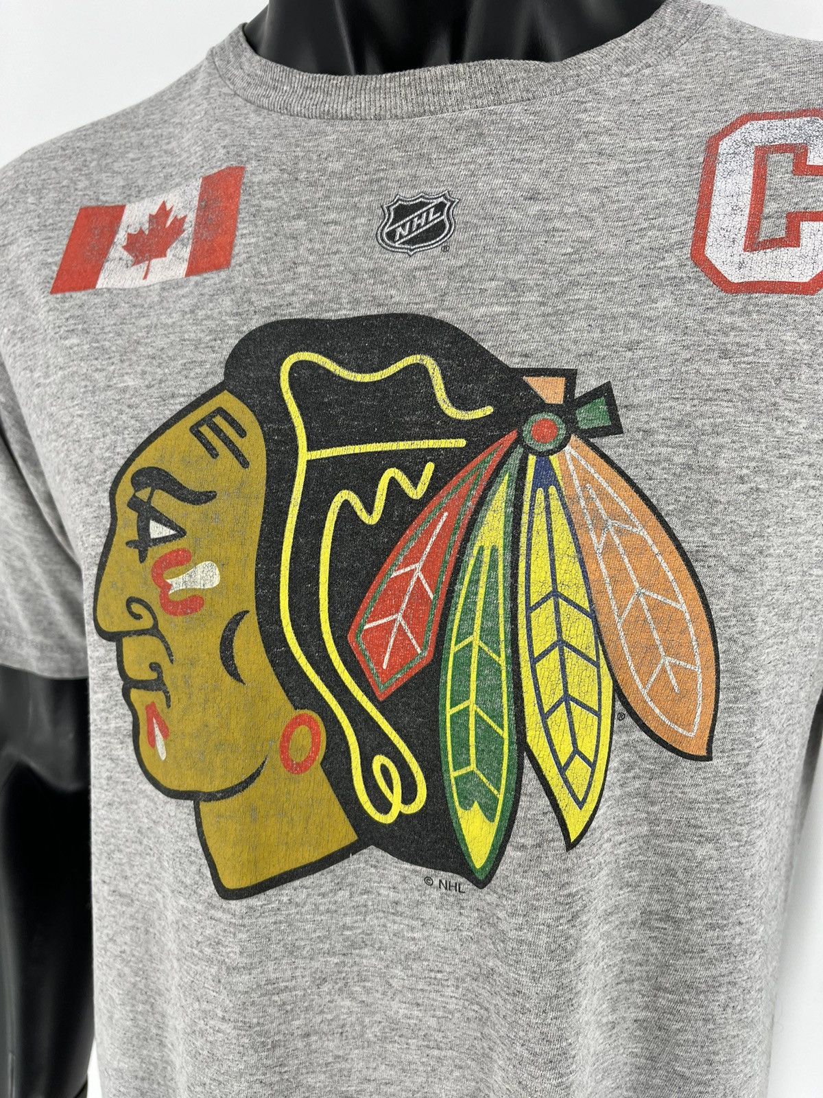 NHL × Reebok × Vintage Vintage Reebok NHL Indian T-shirt Grey Size XL Size US XL / EU 56 / 4 - 9 Thumbnail