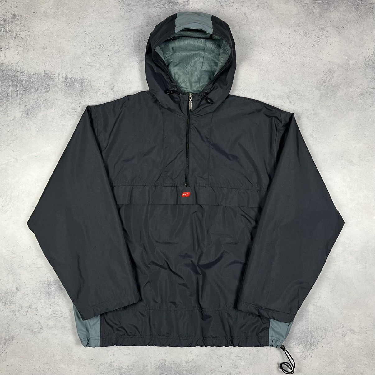 Vintage Nike swoosh ninja nylon anorak light jacket 90's