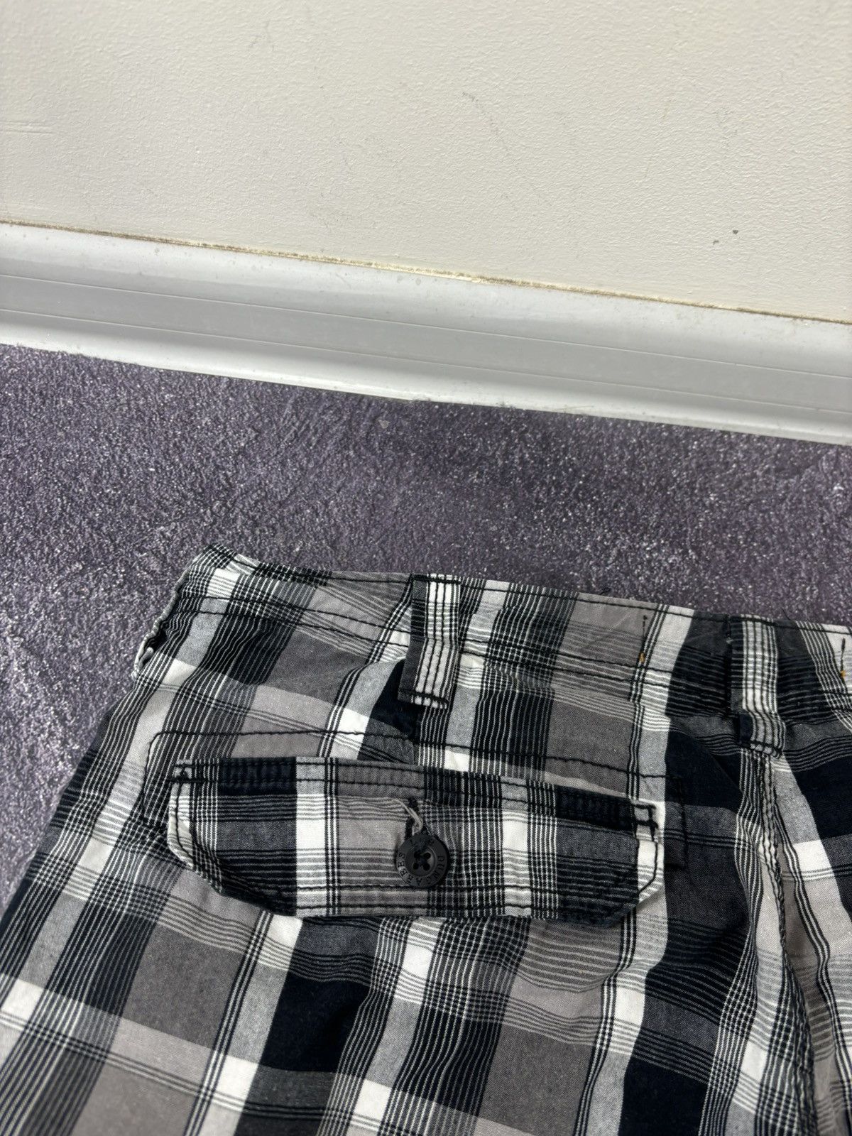 Lee Vintage Lee Dungarees Y2K American Utility Hype Cargo Shorts Size US 36 / EU 52 - 14 Thumbnail