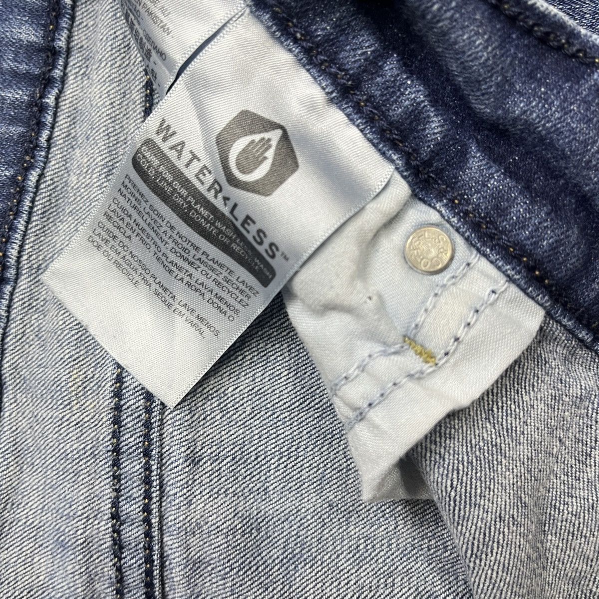 Levi's Levis 505 Straight Cut Distressed Waterless Denim Tears Art Size US 36 / EU 52 - 19 Thumbnail