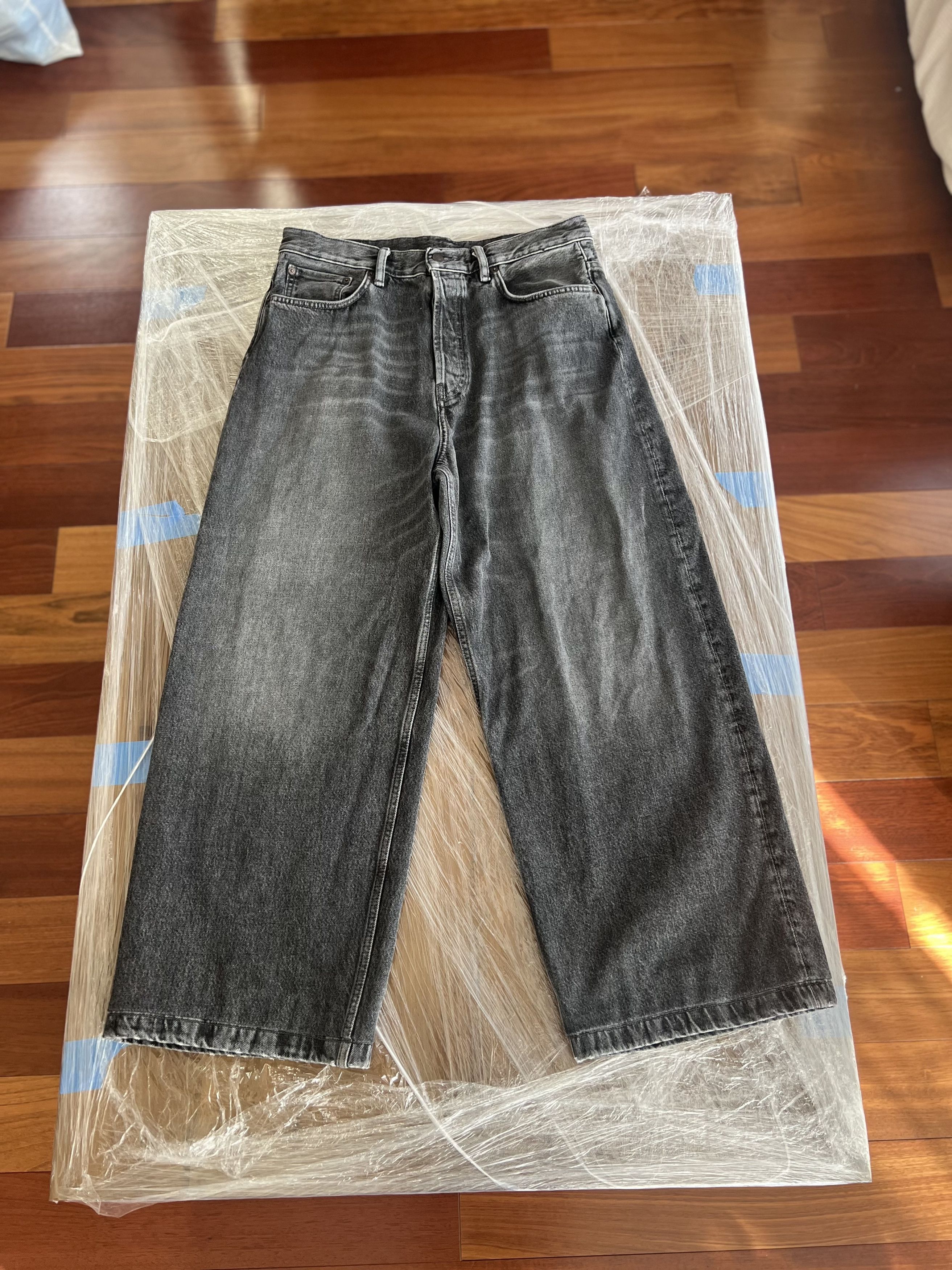 Acne Studios ACNE STUDIO 1989 “Ash Black” Baggy Denim/Jeans | Grailed