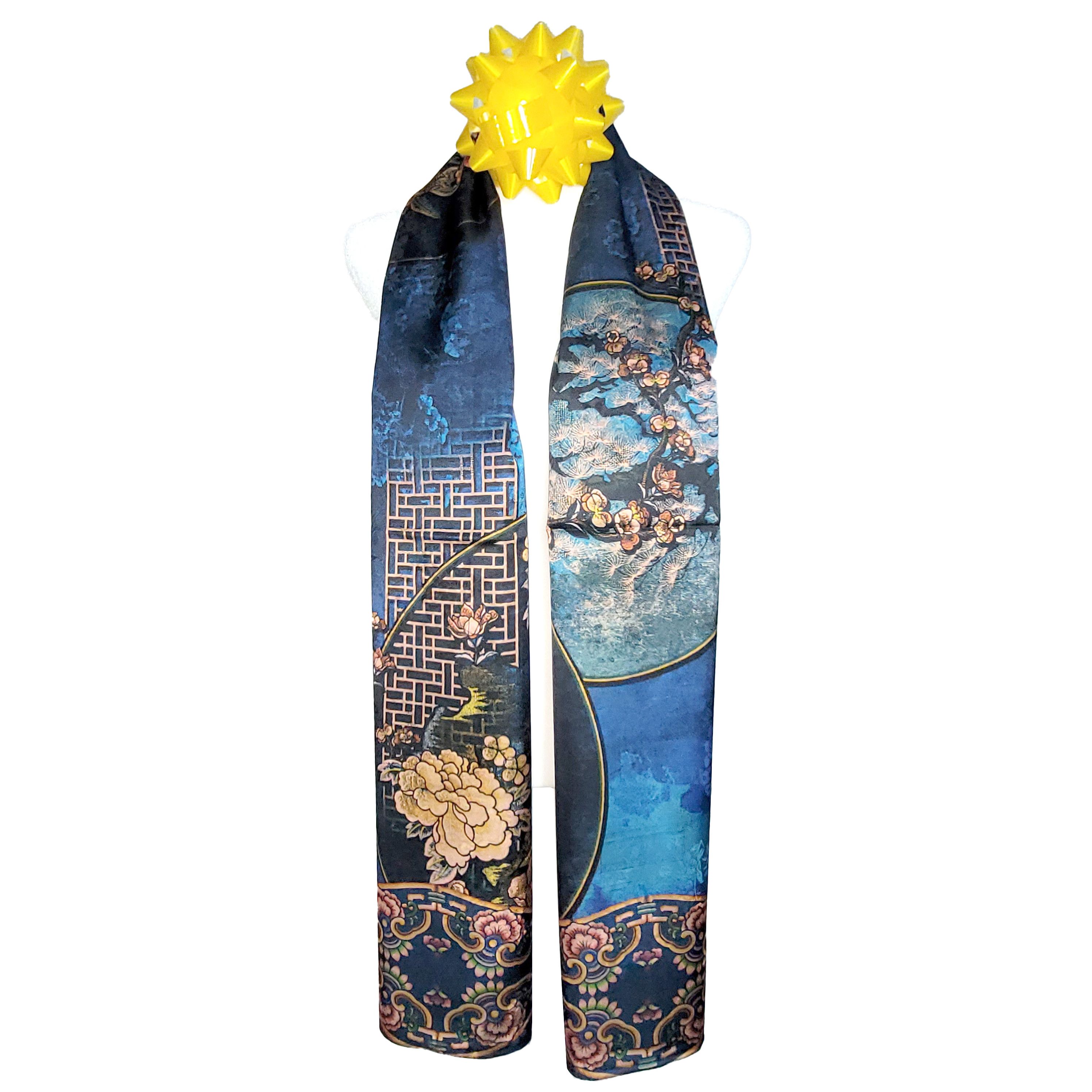 Other NWT Double-Sided Double-Layer Long Silk Scarf 27"x70" PK5998 Size ONE SIZE - 11 Thumbnail