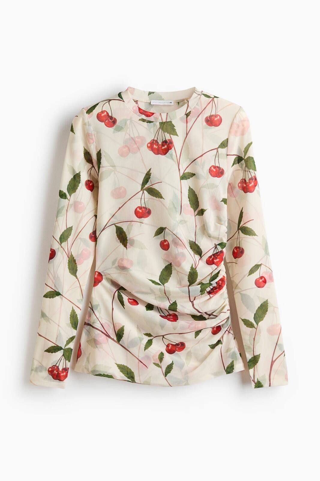 Stella McCartney new Stella McCartney x H&M Cherry Print Mesh Top xl Size XL / US 12-14 / IT 48-50 - 1 Preview