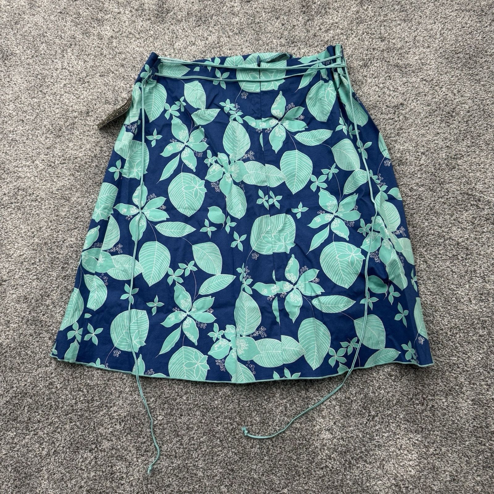 Other Vintage 90s Skirt 14 Tropical Hawaiian Floral Cottagecore Size 36" / US 14 / IT 50 - 9 Thumbnail