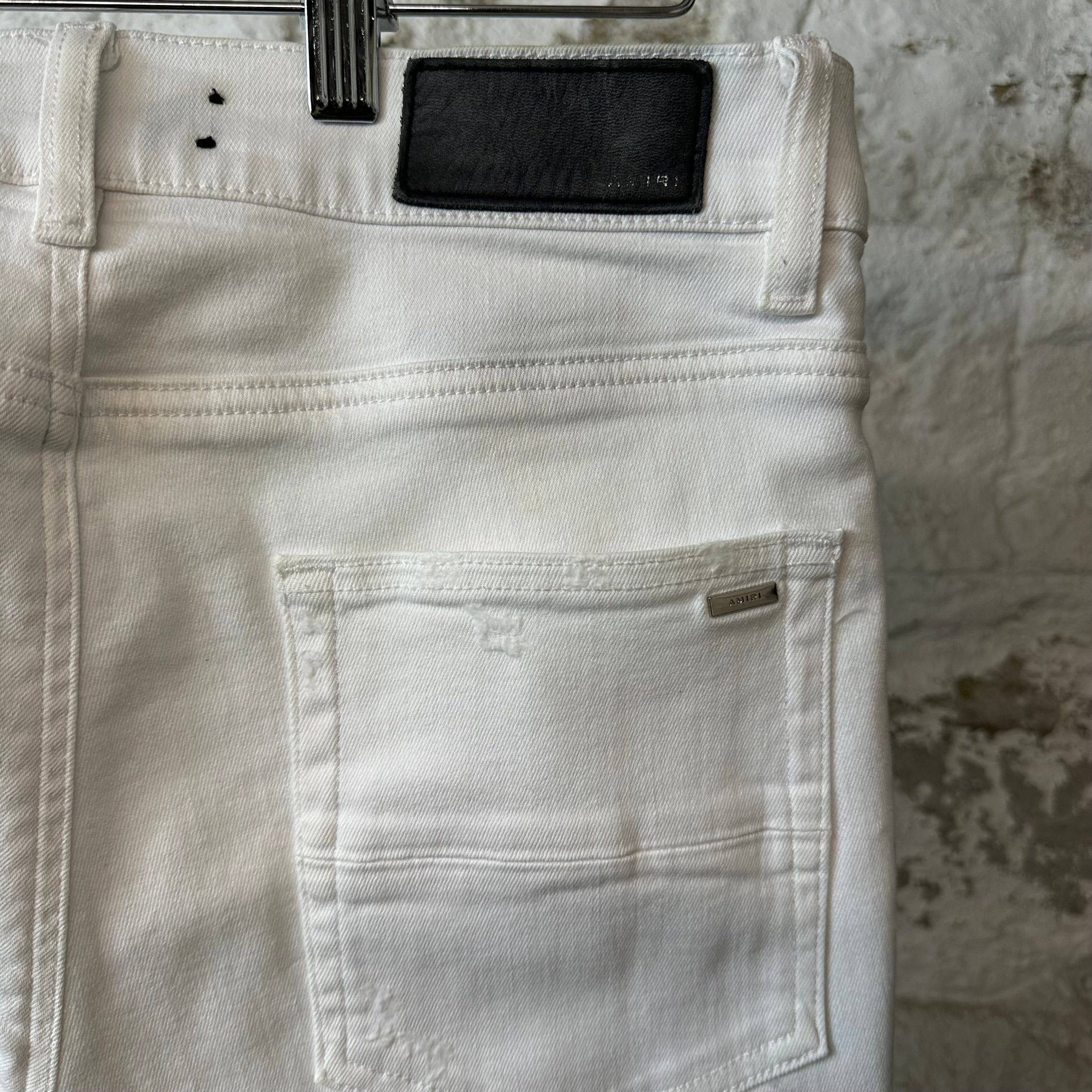 Amiri Amiri MX2 White Patch White Denim Jeans Sz 31 Size US 31 - 4 Thumbnail
