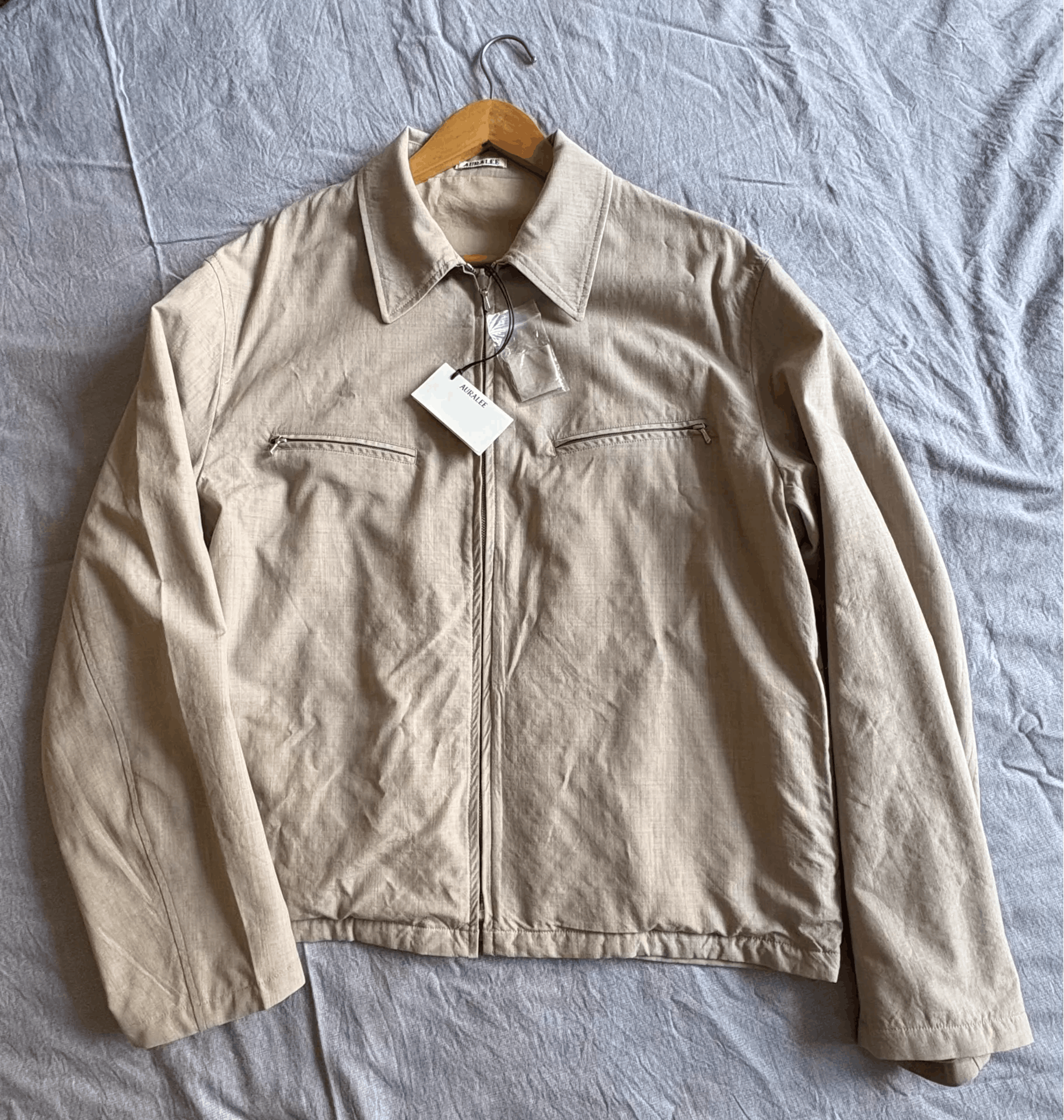 Auralee Auralee Double Cloth Hard Twist Carsey Blouson | Grailed