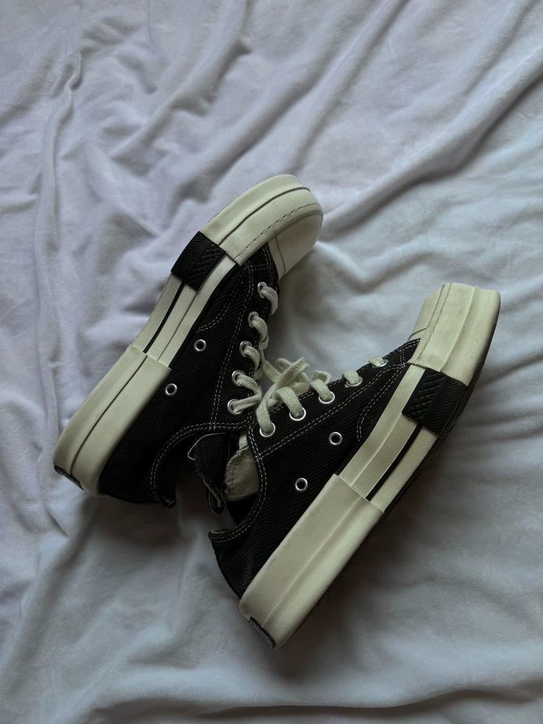 Rick Owens Drkshdw Rick Owens x Converse low-2508 Size US 5 / EU 37 - 3 Thumbnail
