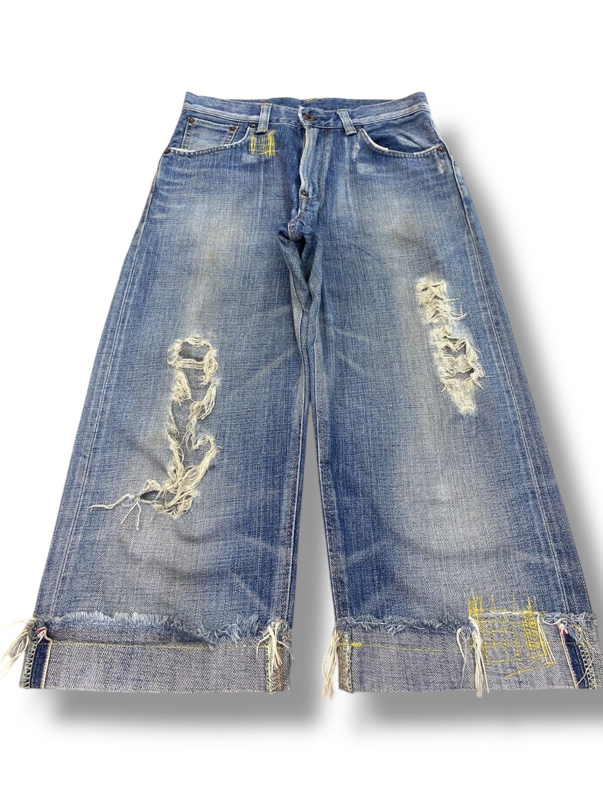 Edwin Edwin X Selvedge Distressed Style Short Jeans Size US 30 / EU 46 - 1 Thumbnail