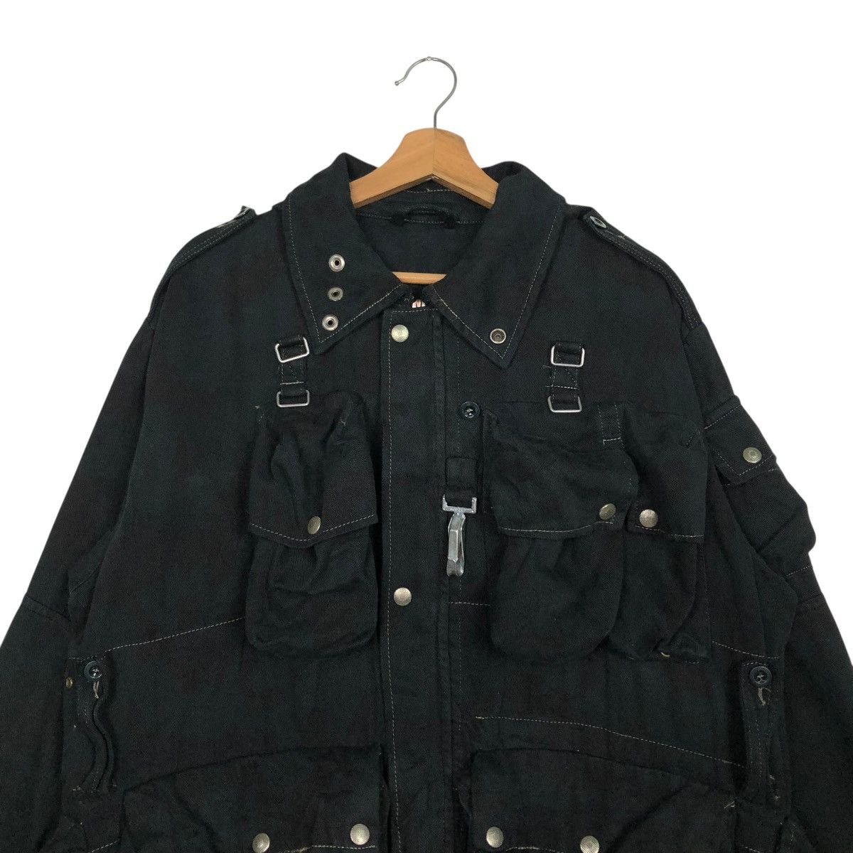 Japanese Brand 🔥VINTAGE BOMBER JACKET BONDAGE UTILITY PARACHUTE ISSEYMIYAKE Size US M / EU 48-50 / 2 - 5 Thumbnail
