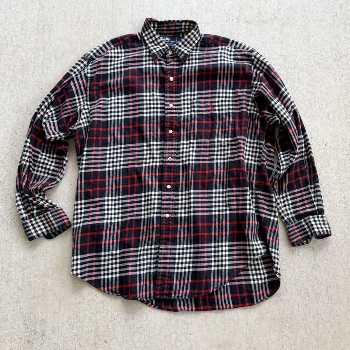 Polo Ralph Lauren Vintage Polo Ralph Lauren Flannel Shirt Lowell Sport Plaid Size US L / EU 52-54 / 3 - 1 Thumbnail