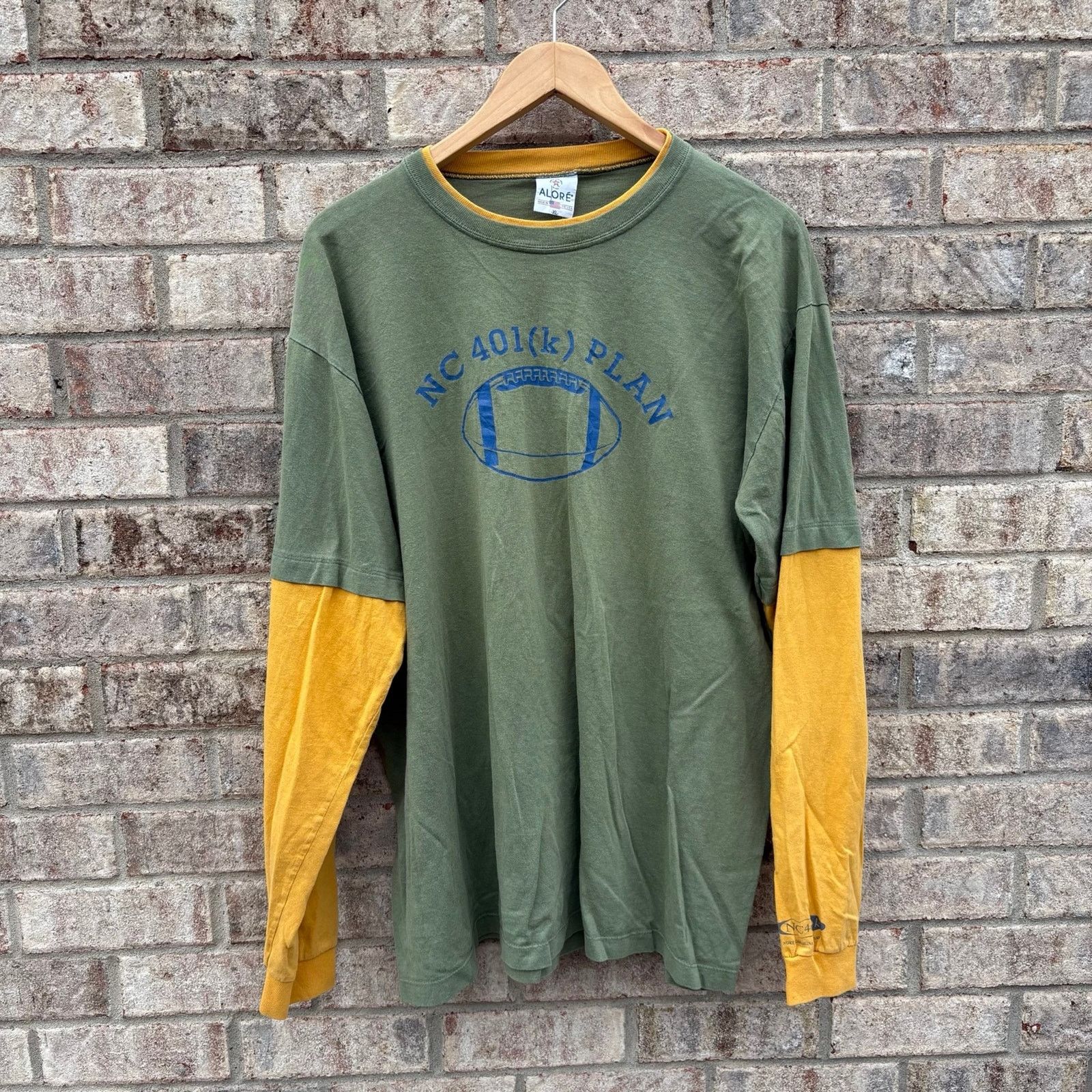 Hanes Vintage football double sleeve Size US XL / EU 56 / 4 - 1 Thumbnail