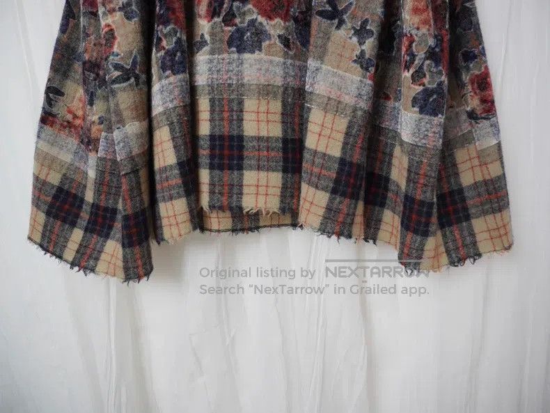 Comme des Garcons Comme Des Garcons size S Floral Layered Wrap Skirt Size 23" - 4 Thumbnail