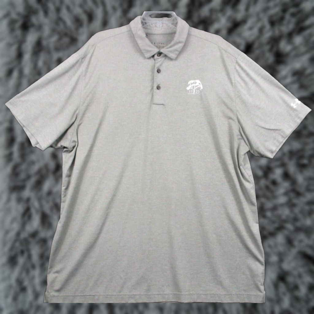 Under Armour Under Armour Polo Shirt XXL Men Golf Short Sleeve Gray Size US XXL / EU 58 / 5 - 1 Thumbnail