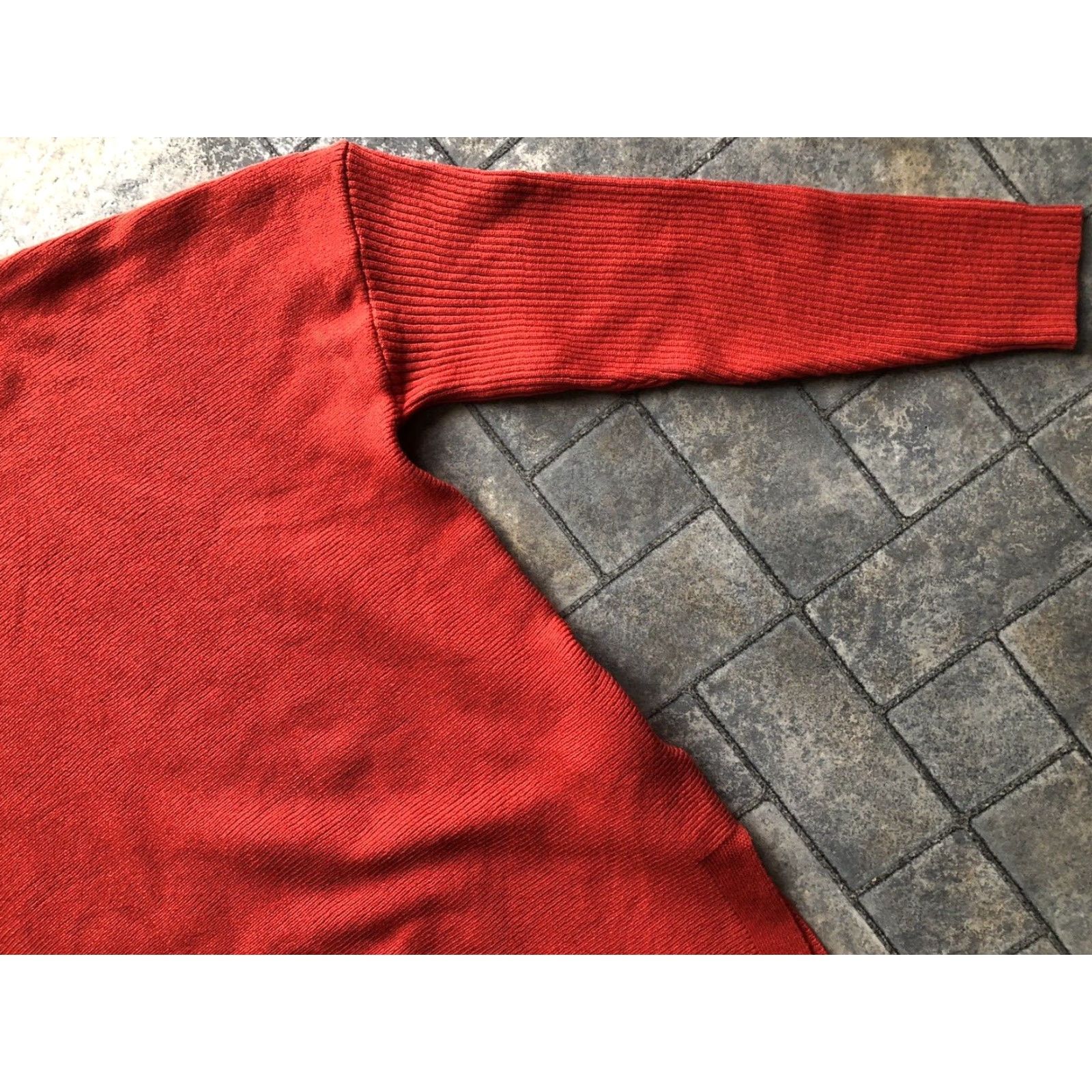 Vintage NWT New Lillusory Classic Women’s Orange Turtleneck Sweater Size XL Size XL / US 12-14 / IT 48-50 - 6 Thumbnail