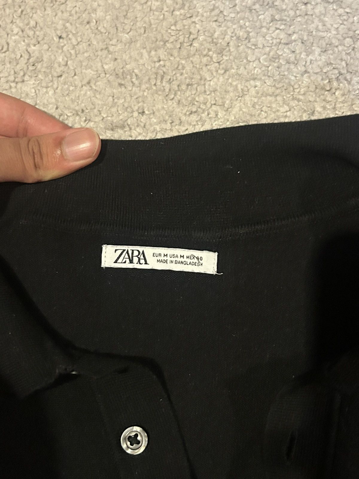 Zara Zara Polo Cotton Button Down Collar Size US M / EU 48-50 / 2 - 4 Thumbnail