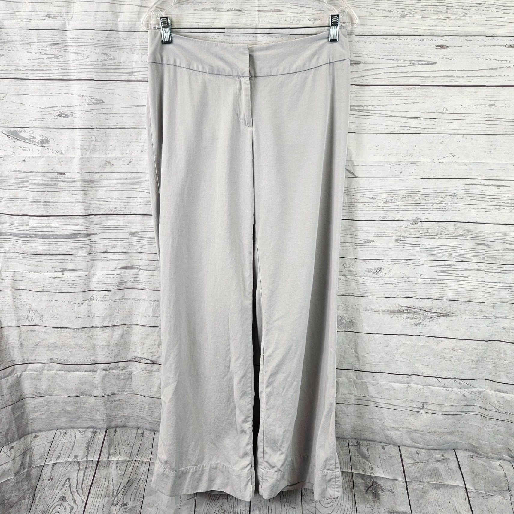 J. Jill J Jill Womens Pants Sz 6 Gray Mid Rise Tencel Blend Dress Pants Shirt? Size 28" / US 6 / IT 42 - 2 Thumbnail