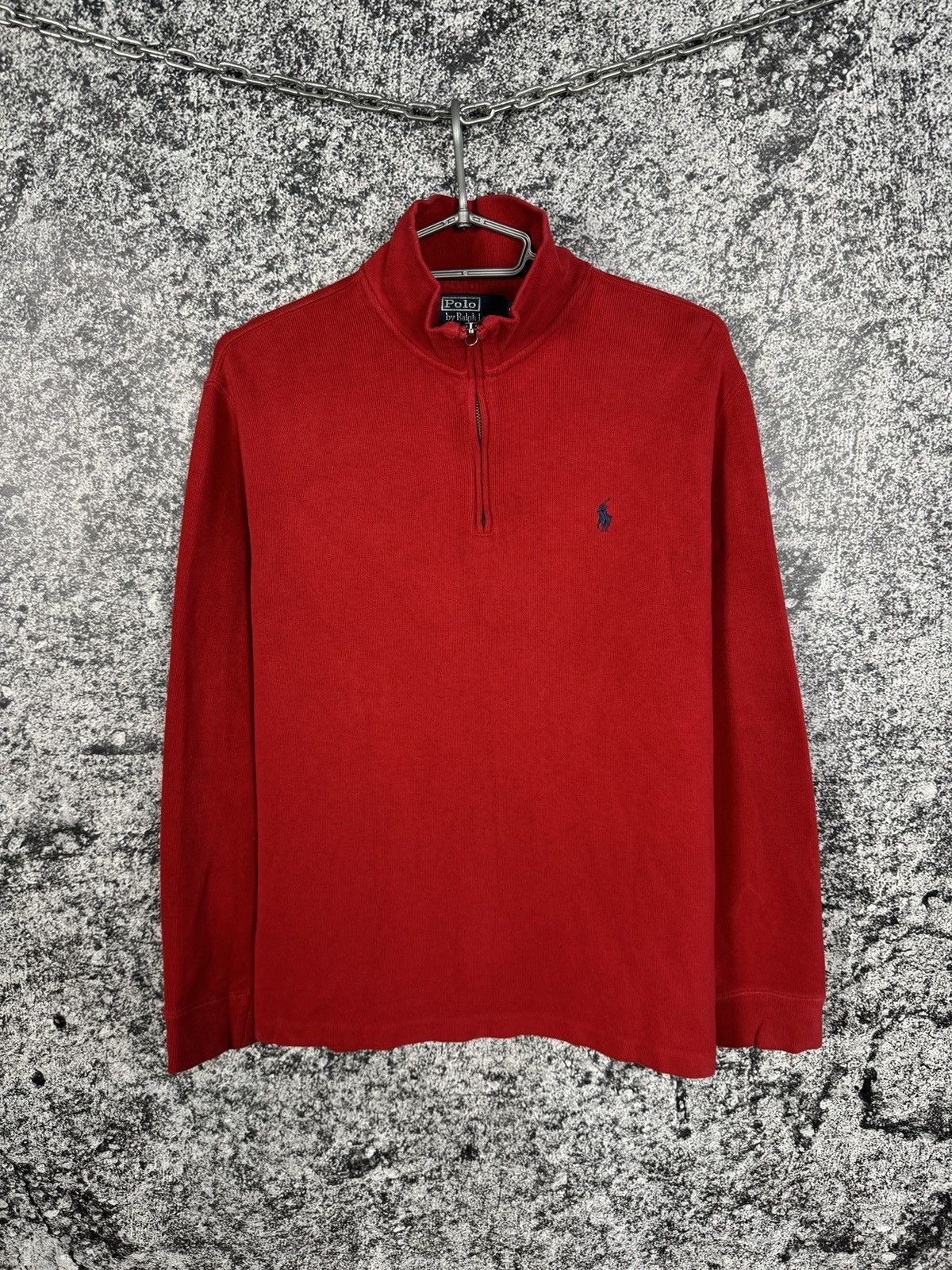 Polo Ralph Lauren Polo Ralph Lauren 1/4 Zip Sweatshirt Pullover Vintage Size M Size US M / EU 48-50 / 2 - 1 Thumbnail