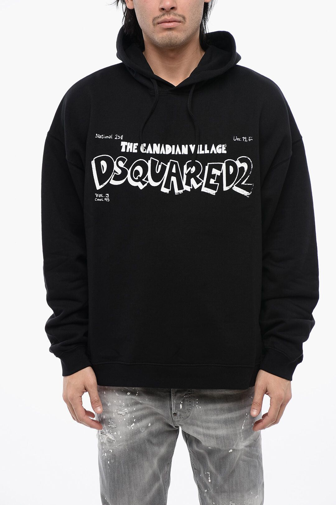 Brushed Cotton Hoodie CANADIAN VILLAGE