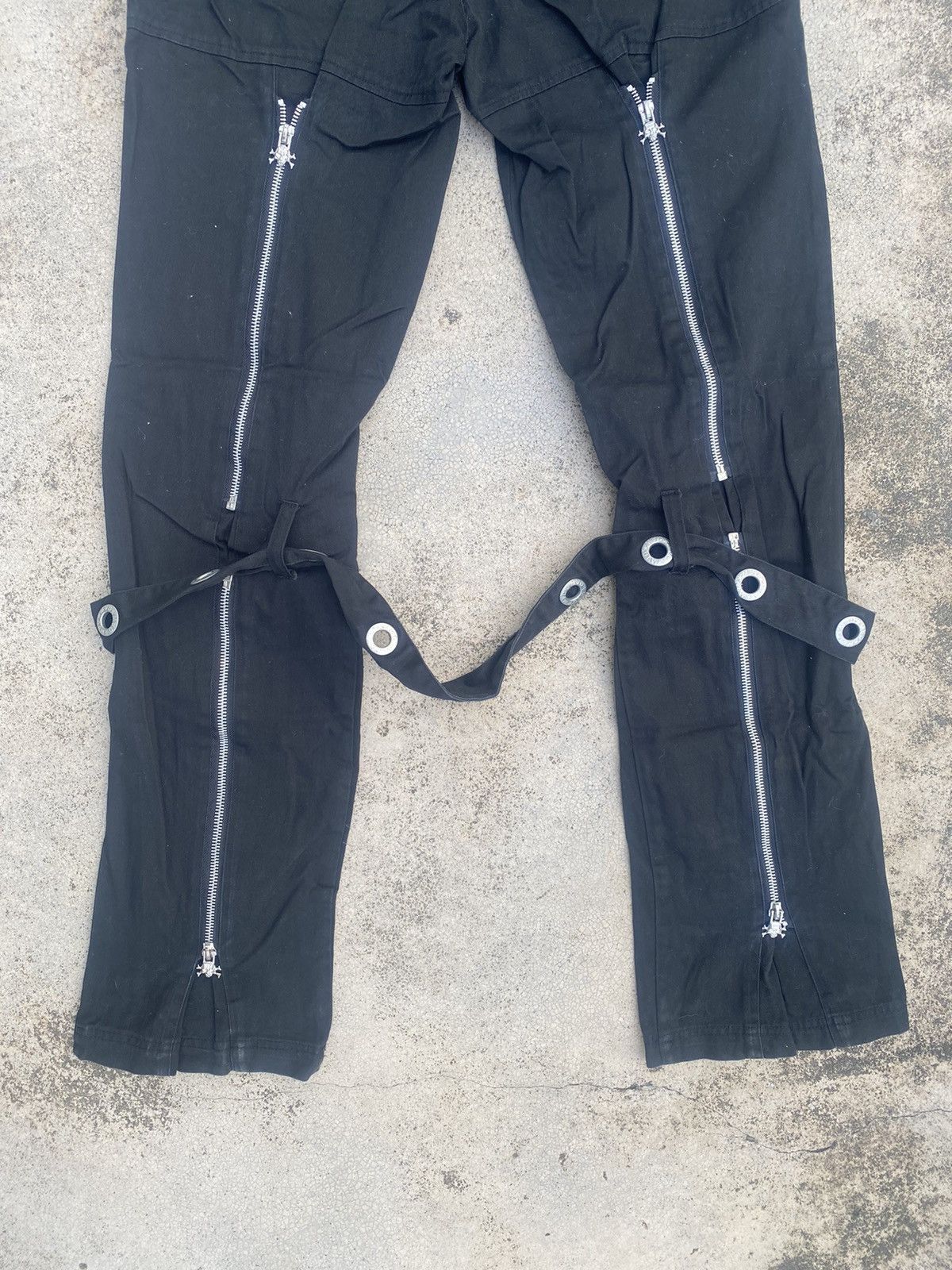 Japanese Brand × Punk and Yo MVD Gothic Punk Seditionaries Bondage Zipper Denim Pants Size US 29 - 20 Thumbnail