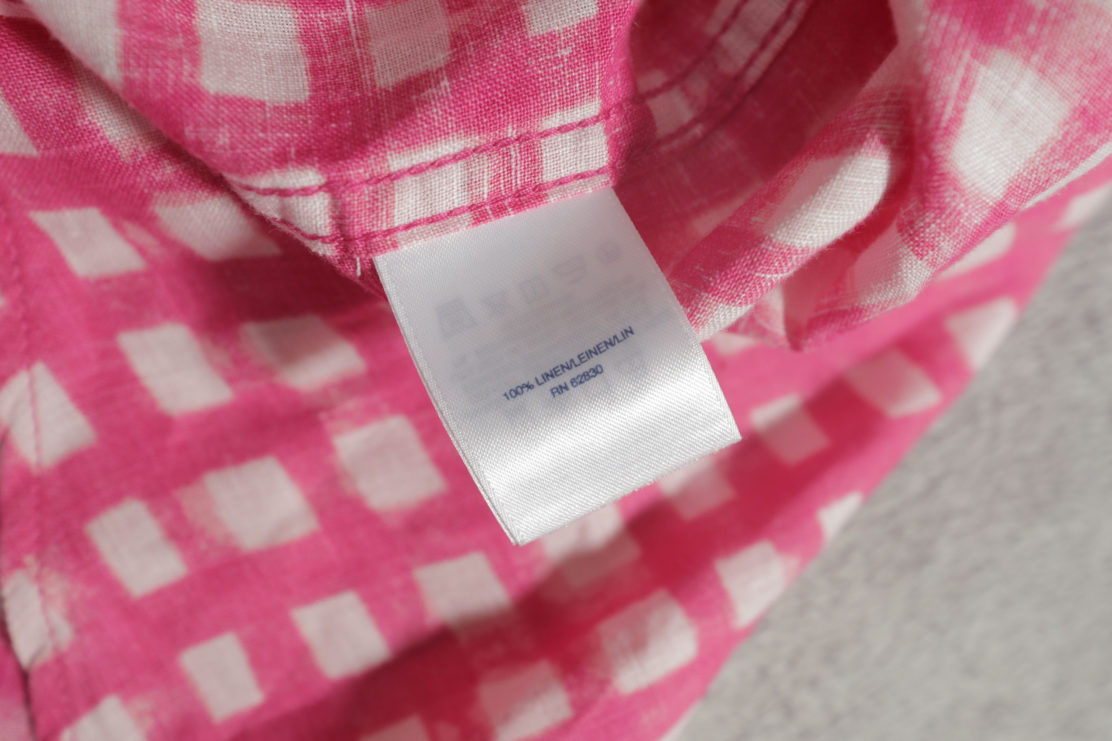 Lands' End Lands End Pink Checkered Vintage Button Down (M) Size US M / EU 48-50 / 2 - 9 Thumbnail
