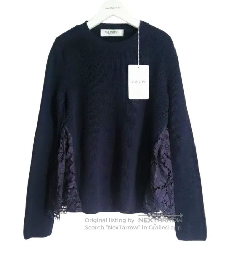Valentino Valentino Lace patchwork sweater Size XS / US 0-2 / IT 36-38 - 1 Thumbnail