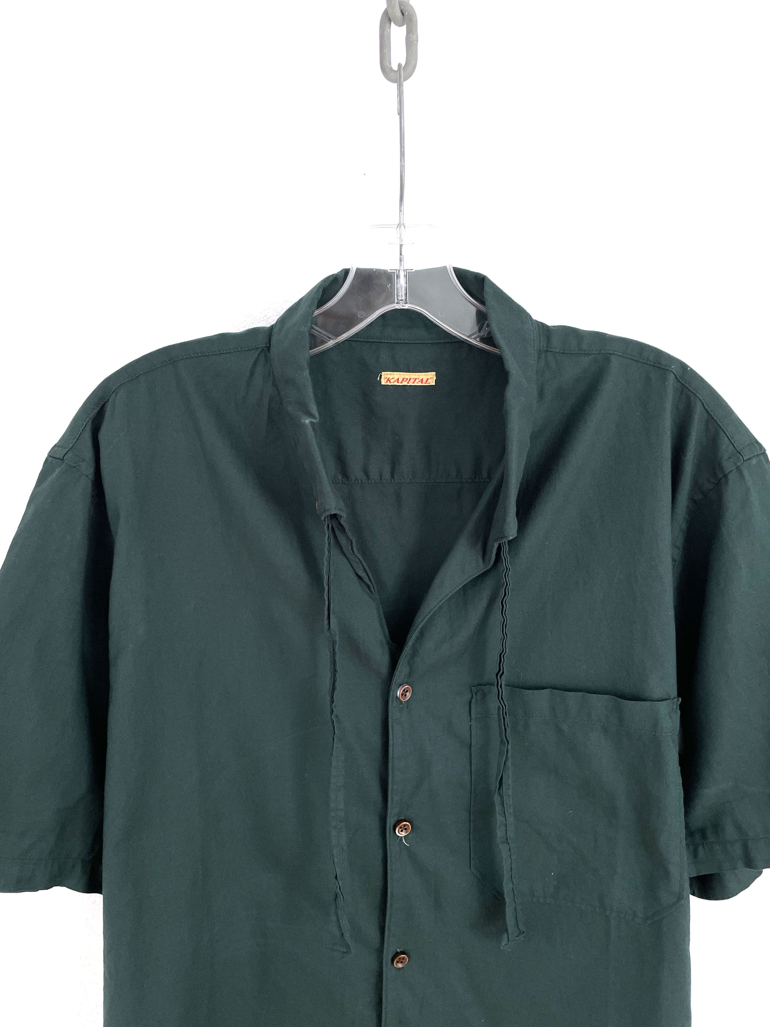Kapital Open Collar Shirt Size US XL / EU 56 / 4 - 4 Thumbnail