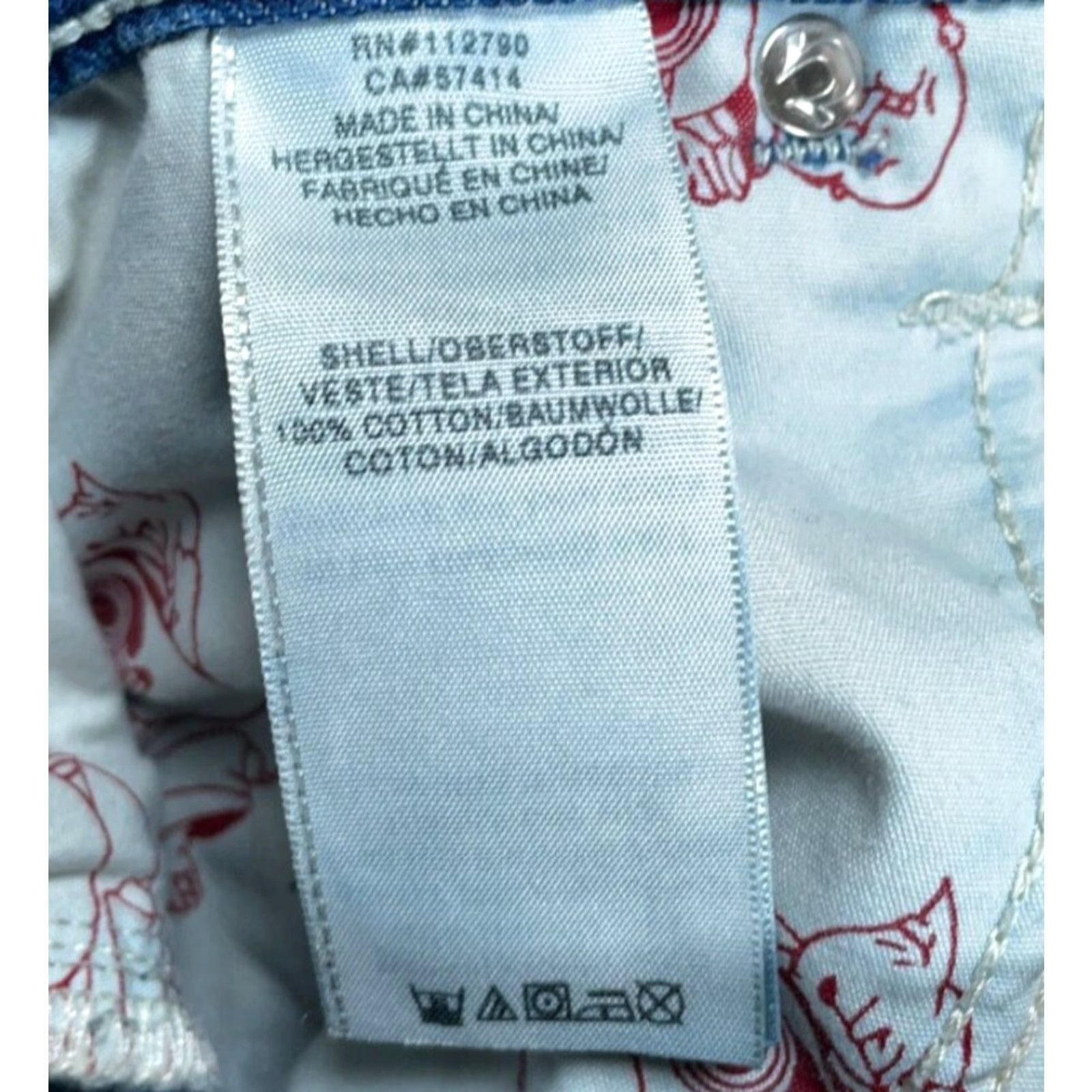 True Religion VINTAGE True Religion Jeans Men's 36 x 33 Blue Denim Distressed Straight Leg Flap Pocket Regular Mens Jeans 90s Rock Metal Size US 36 / EU 52 - 4 Thumbnail