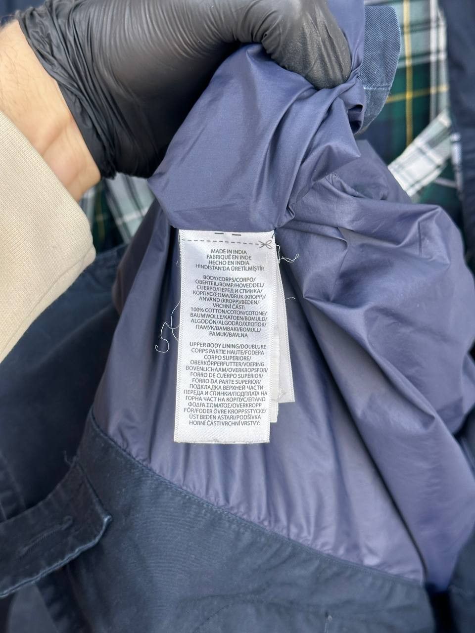 Polo Ralph Lauren Polo Ralph Lauren English Plaid Lined Trench Coat Navy Size US L / EU 52-54 / 3 - 19 Thumbnail