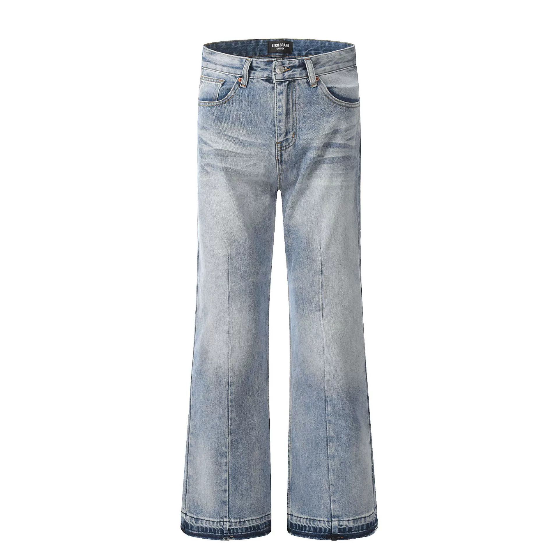 Vintage American men's retro cleanfit slim casual loose flared jeans Size US 32 / EU 48 - 1 Thumbnail