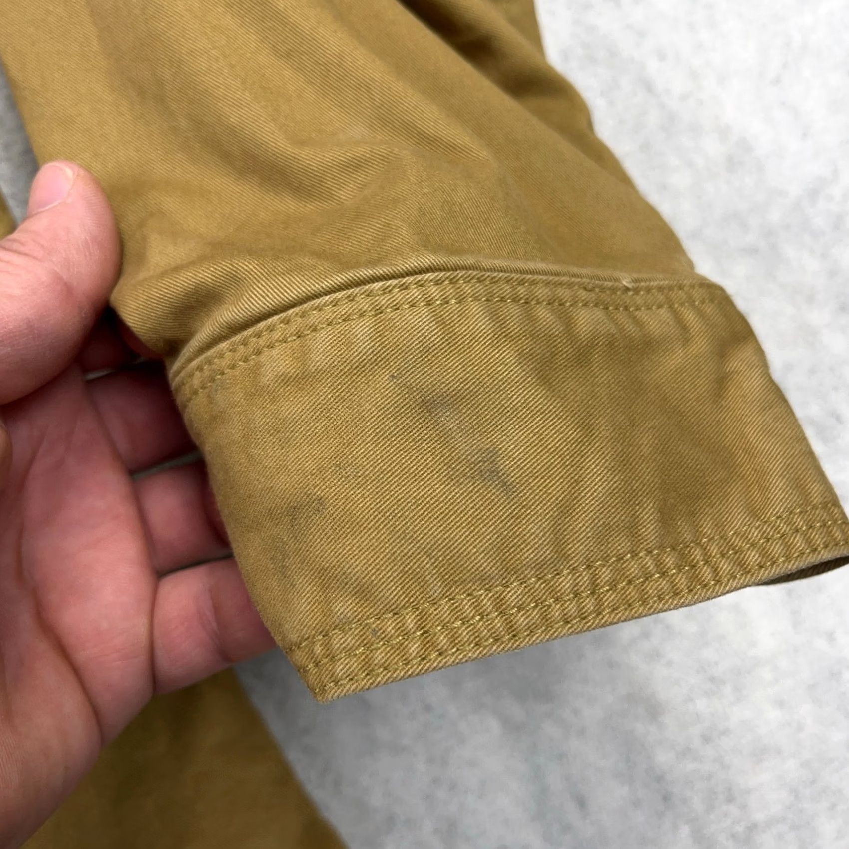 Eddie Bauer Eddie Bauer Shacket Men XL Brown Twill Fleece Lined Over Shirt Jacket Work Camp Size US XL / EU 56 / 4 - 6 Thumbnail