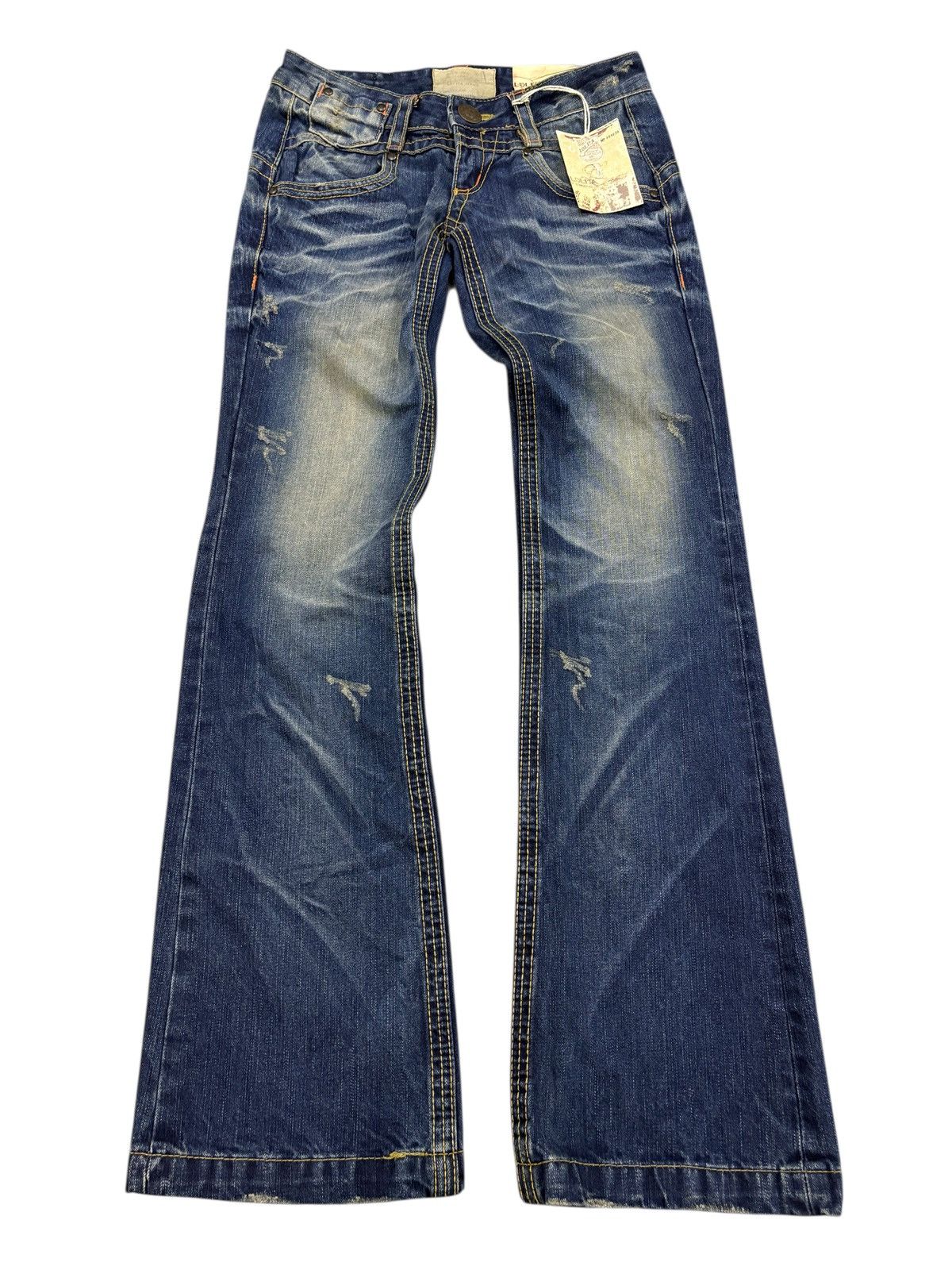 Tornado Mart Vintage Flared Lolita Jeans If Six Was Nine Distressed Size US 31 - 1 Thumbnail