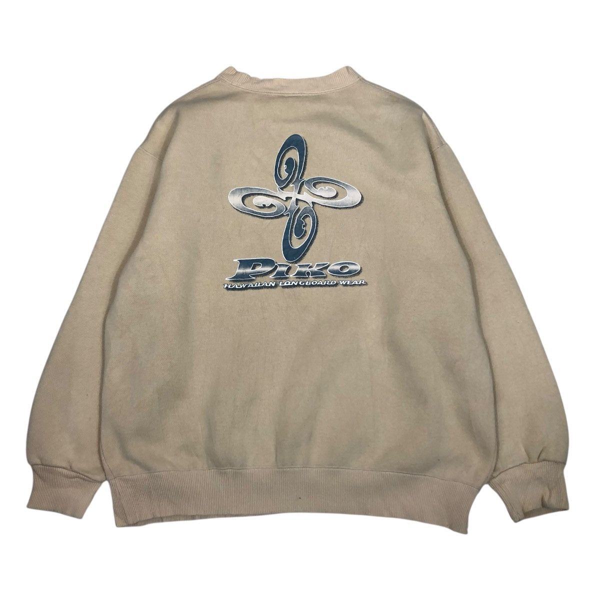 Japanese Brand 🔥VINTAGE SWEATSHIRT CREWNECK HAWAII PIKO BIG LOGO Size US L / EU 52-54 / 3 - 1 Thumbnail