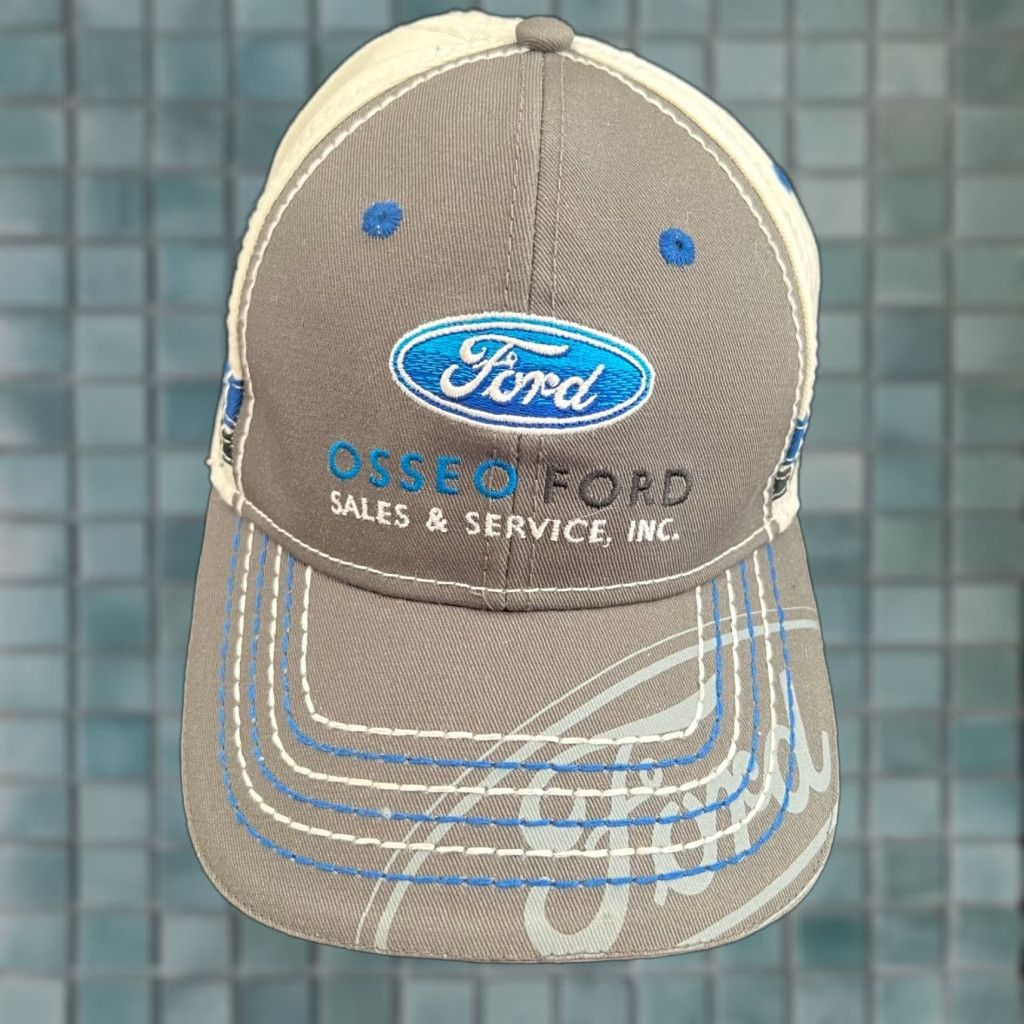 Vintage VINTAGE Grays 5 Panel Hat One Size Adjustable Gray Cars Mens Size ONE SIZE - 1 Thumbnail