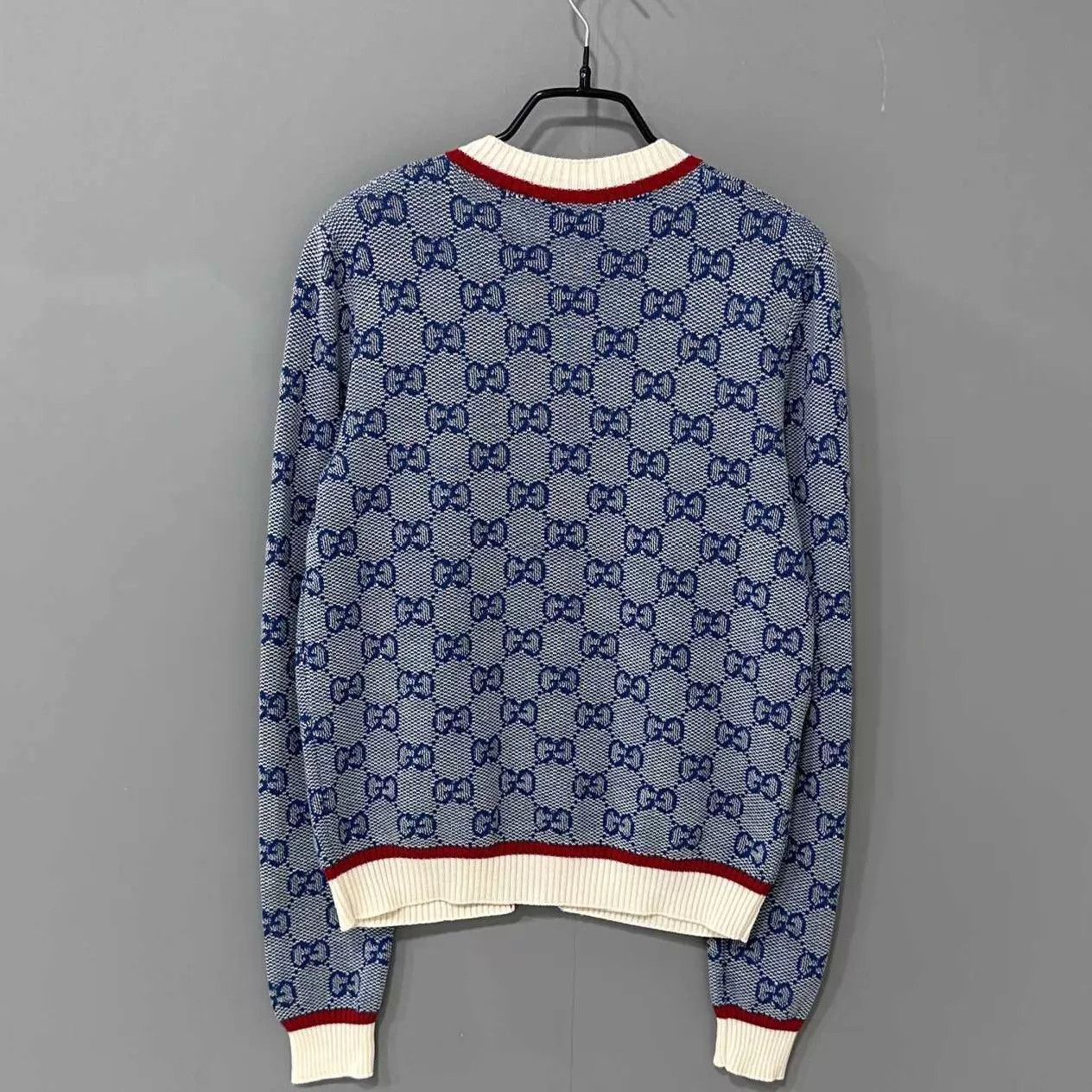 Gucci GUCCI Mist Blue Gold Button Cardigan Size S Size S / US 4 / IT 40 - 3 Thumbnail