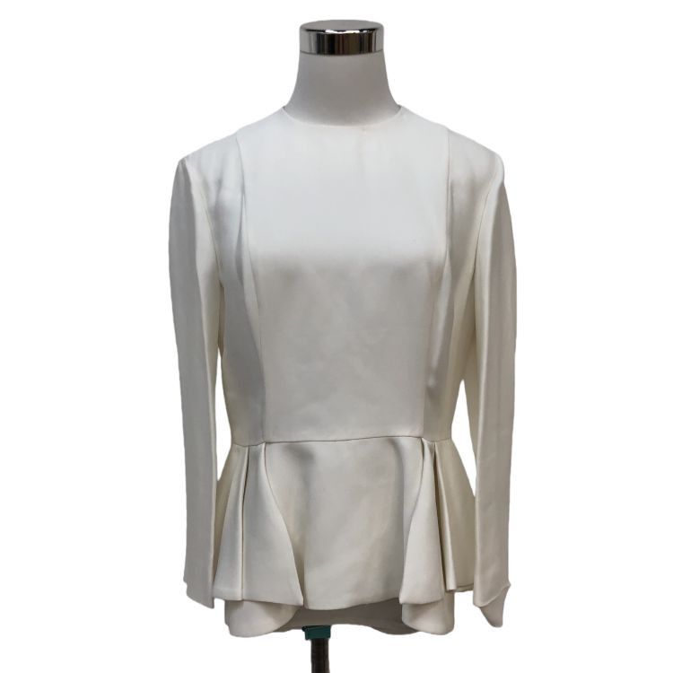 Miu Miu Miu Miu White Peplum Blouse Size 42 Size M / US 6-8 / IT 42-44 - 1 Thumbnail