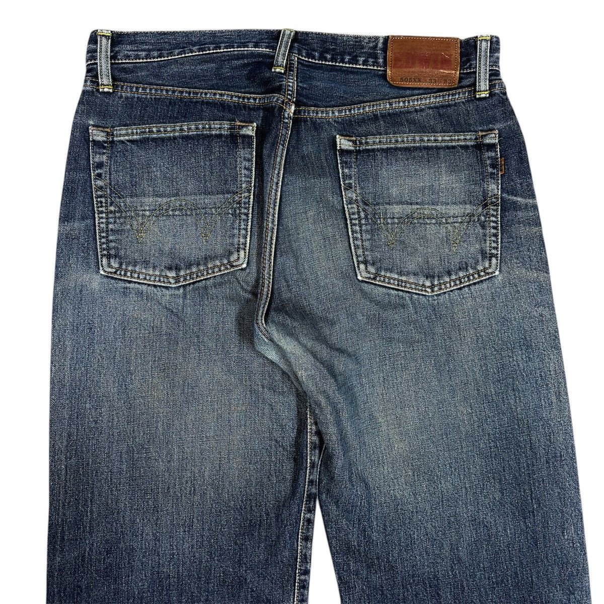 Edwin RARE 90s EDWIN 505XX DISTRESSED SELVEDGE REDLINE DENIM JEANS Size US 34 / EU 50 - 15 Thumbnail